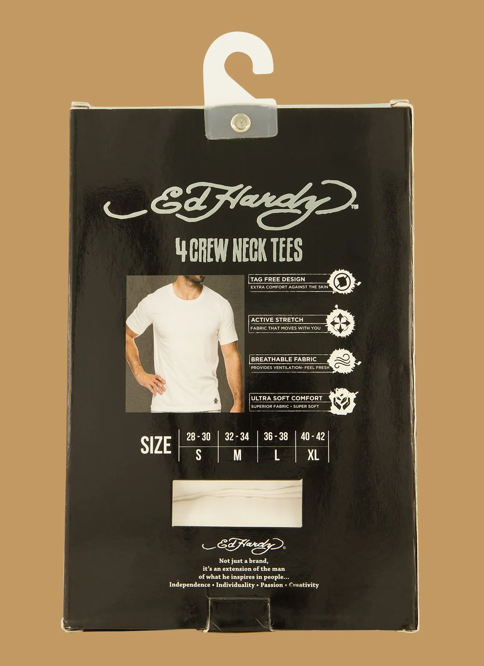 Mens Ed Hardy Graphic Detail Tees 4 Pack sold by Rainbow product image thumbnail 5