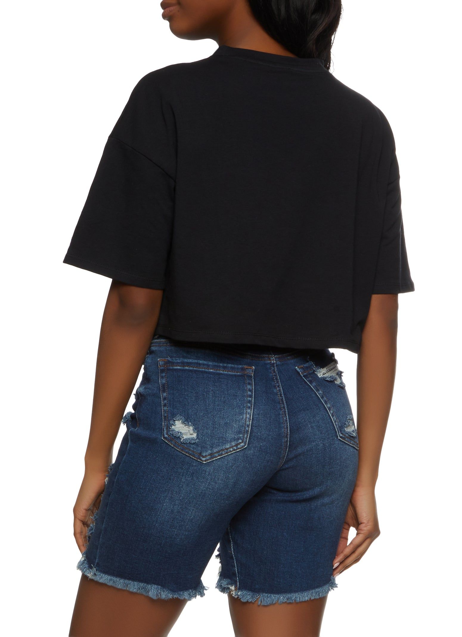 Rhinestone Boss Drop Shoulder Tee sold by Rainbow product image thumbnail 2