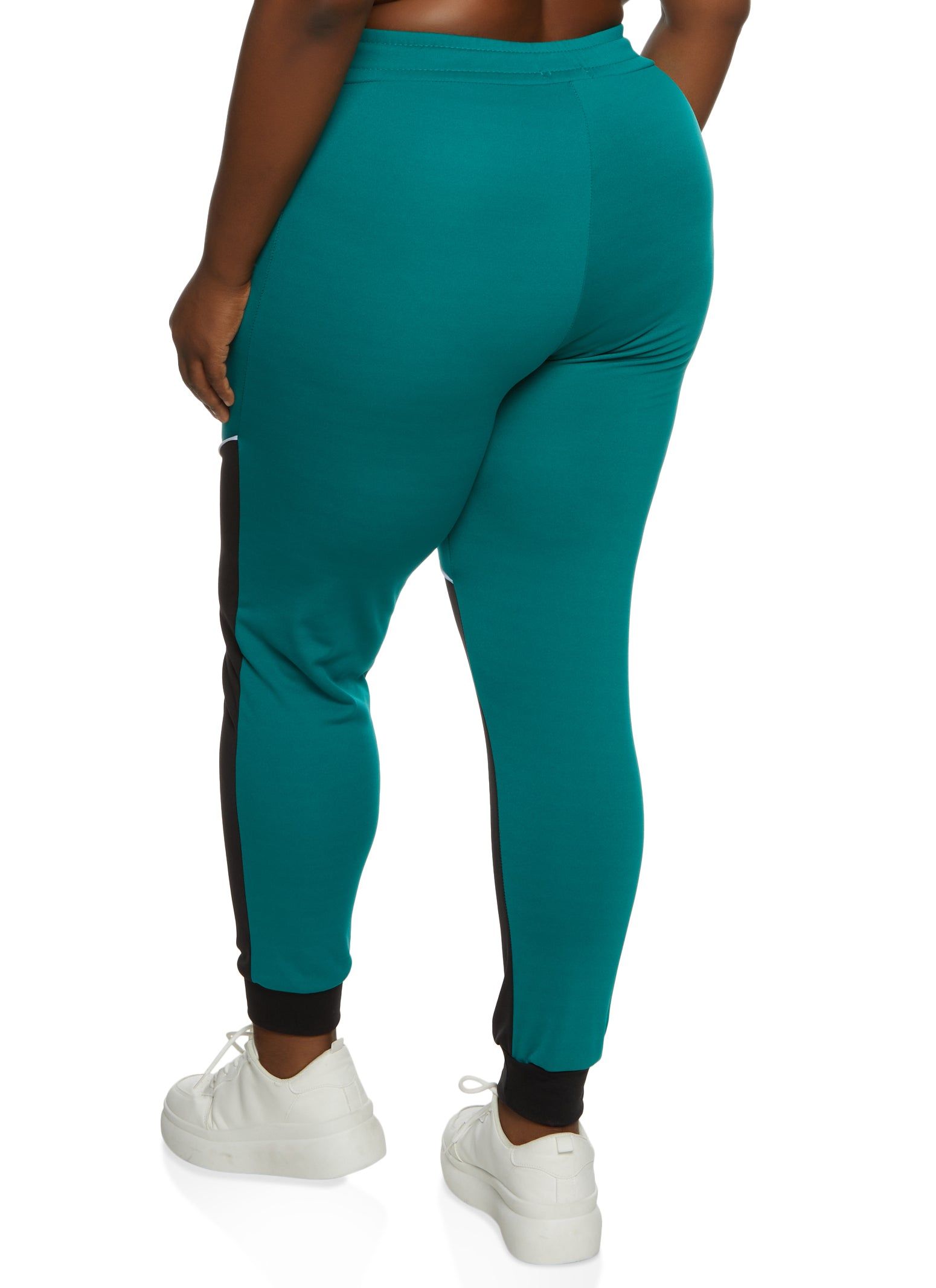 Plus Size Color Block Drawstring Joggers sold by Rainbow product image thumbnail 2