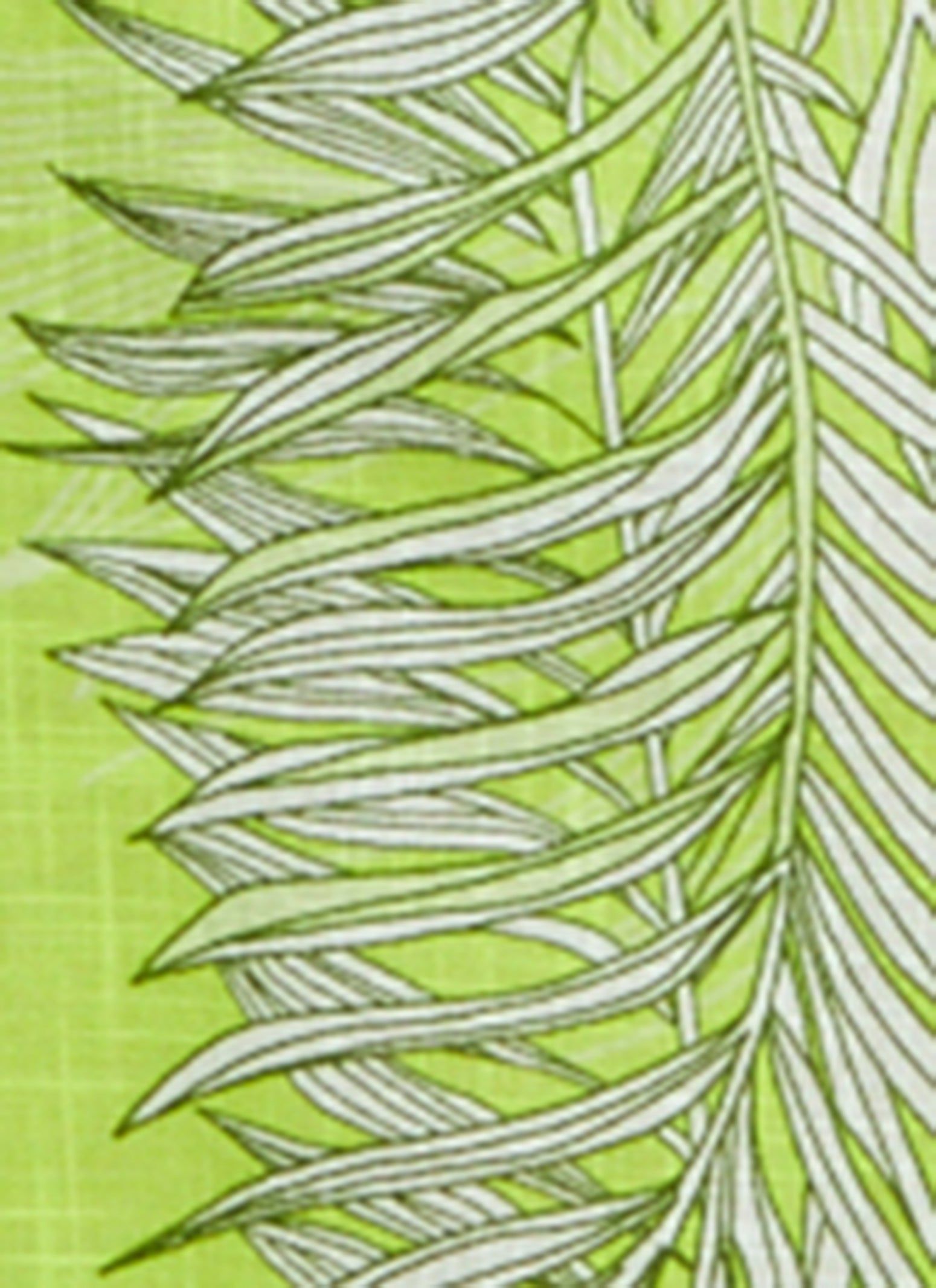 Plus Size Palm Print Button Front Shirt sold by Rainbow product image thumbnail 4