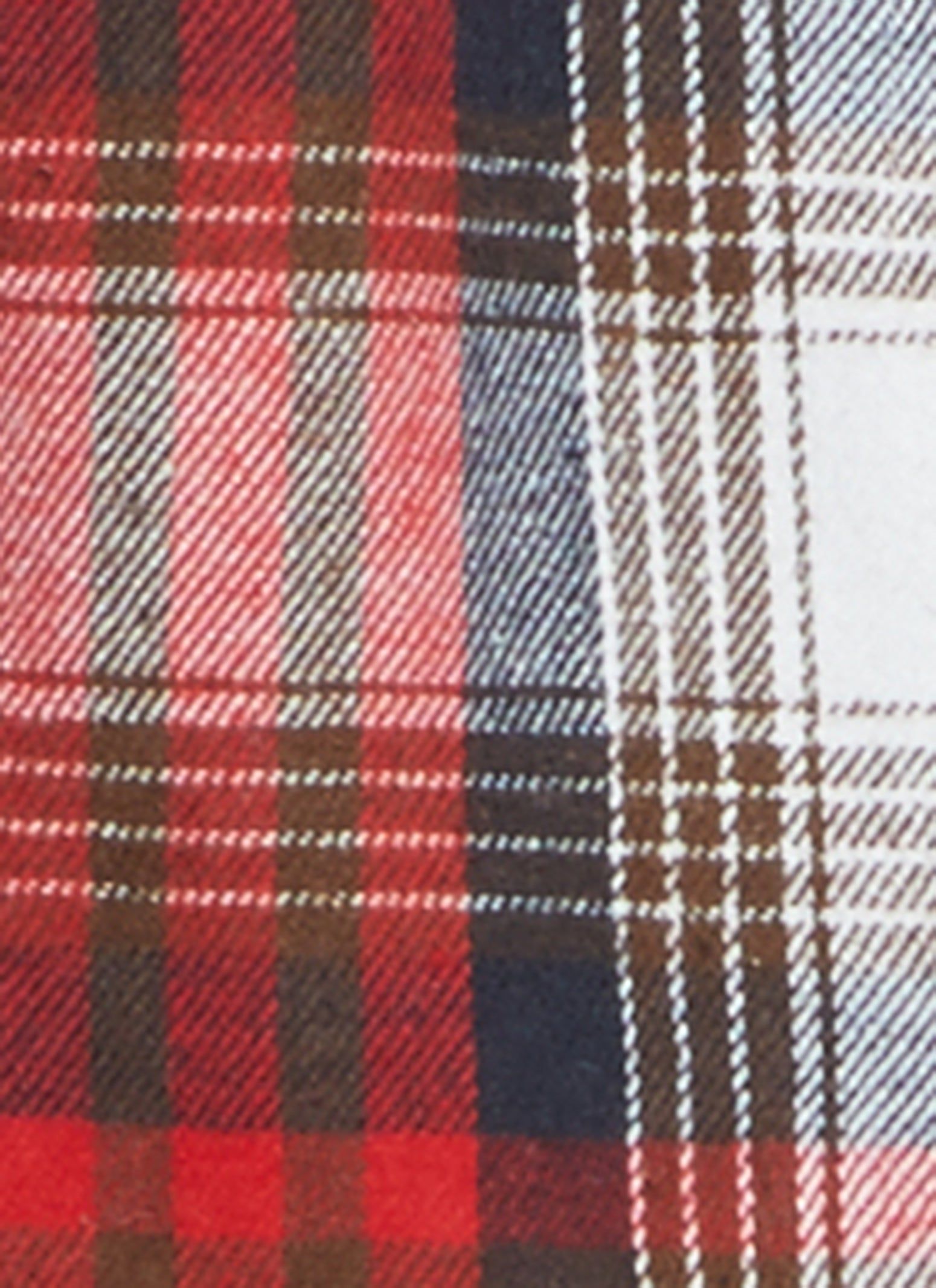 Plaid Brushed Knit Button Front Shacket sold by Rainbow product image thumbnail 4