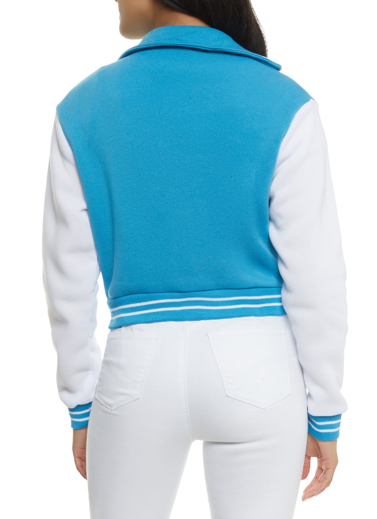 Brooklyn Zip Front Varsity Jacket sold by Rainbow product image thumbnail 3