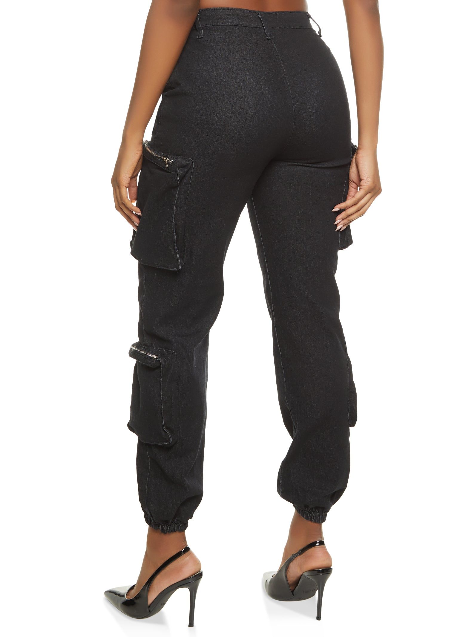 Denim Utility High Waist Joggers sold by Rainbow product image thumbnail 3