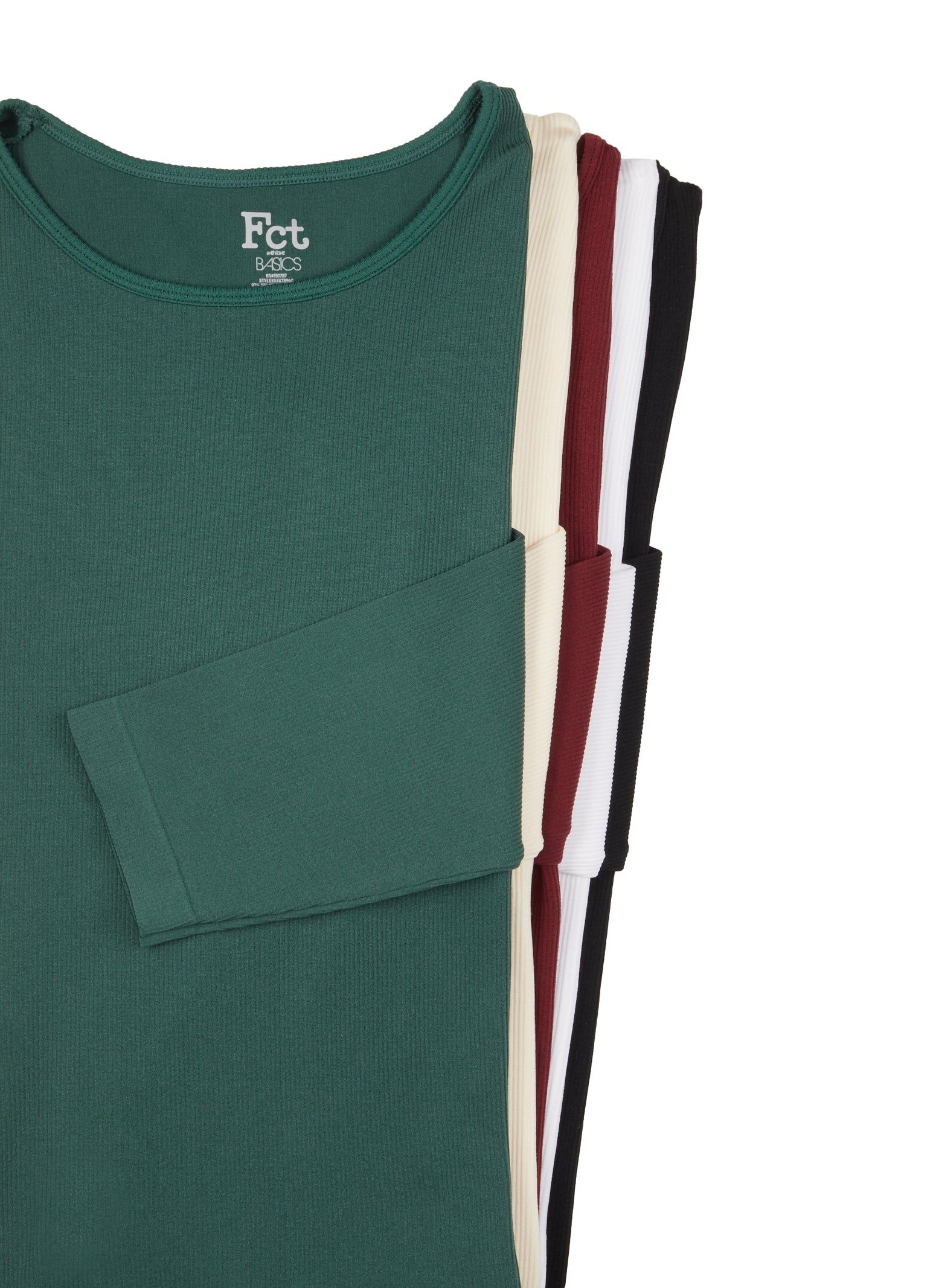 Plus Size Solid Seamless Long Sleeve Top sold by Rainbow