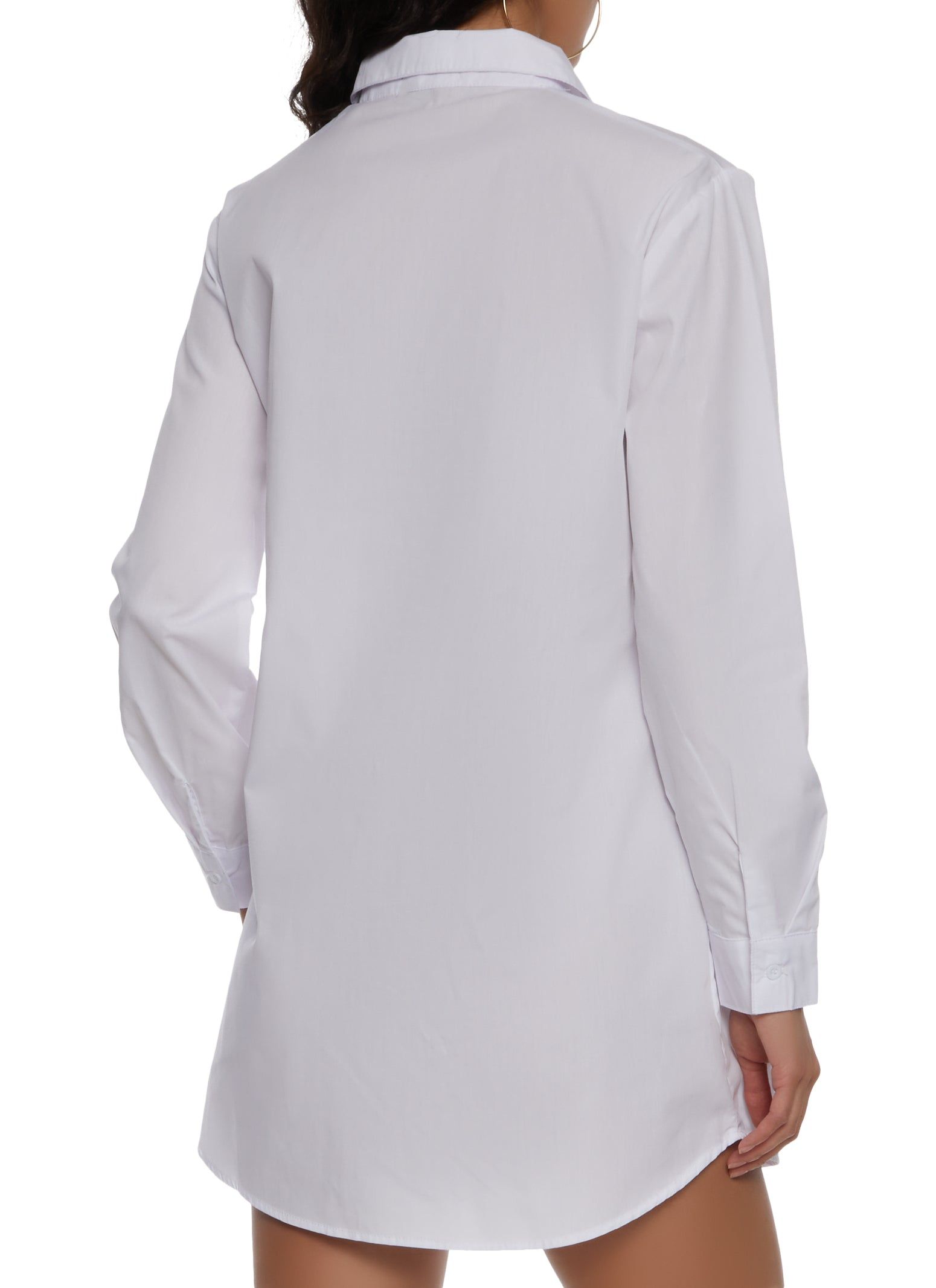 Solid Poplin Shirt Dress sold by Rainbow product image thumbnail 3