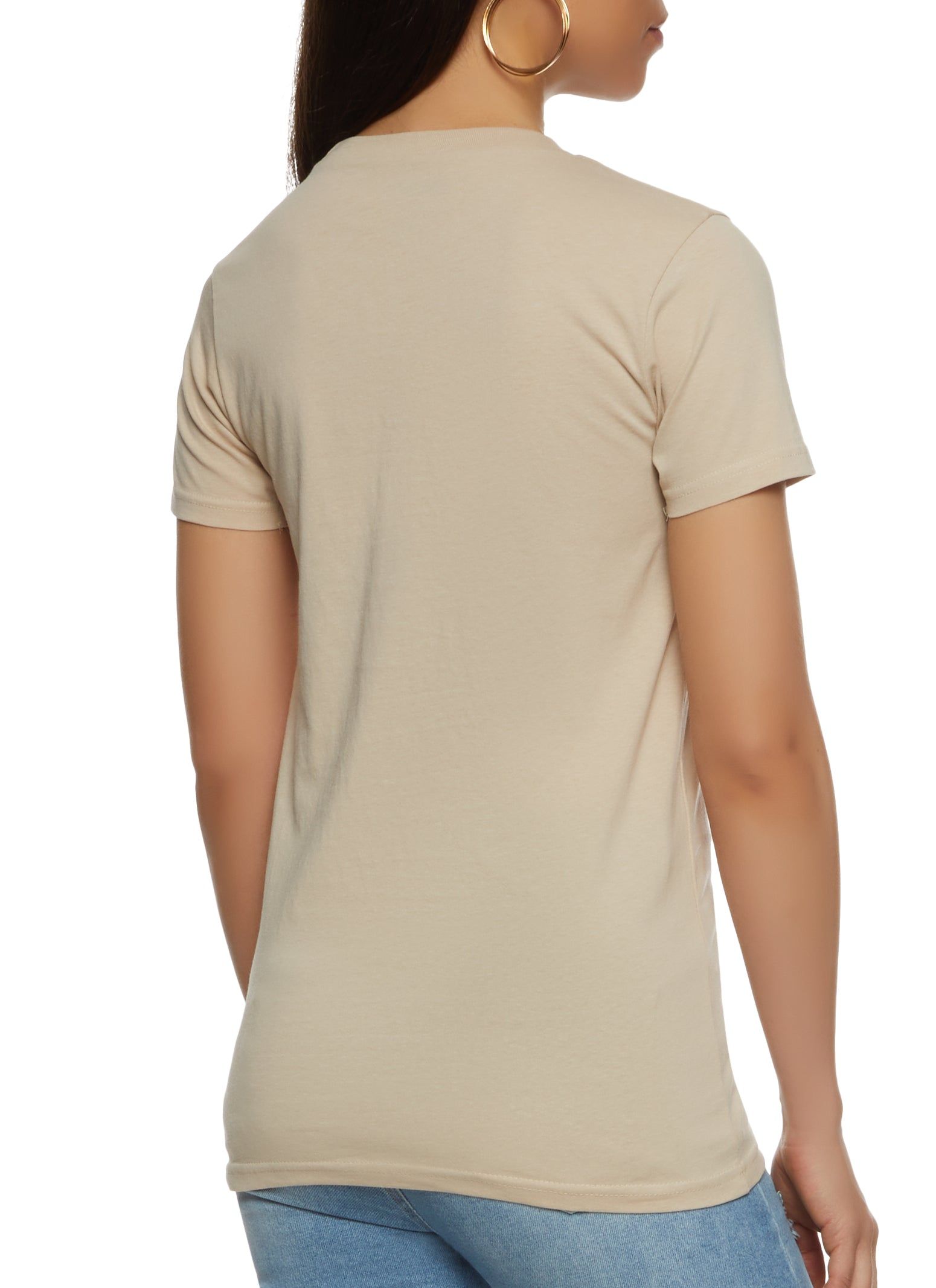 Laser Cut Crew Neck Tee sold by Rainbow product image thumbnail 2