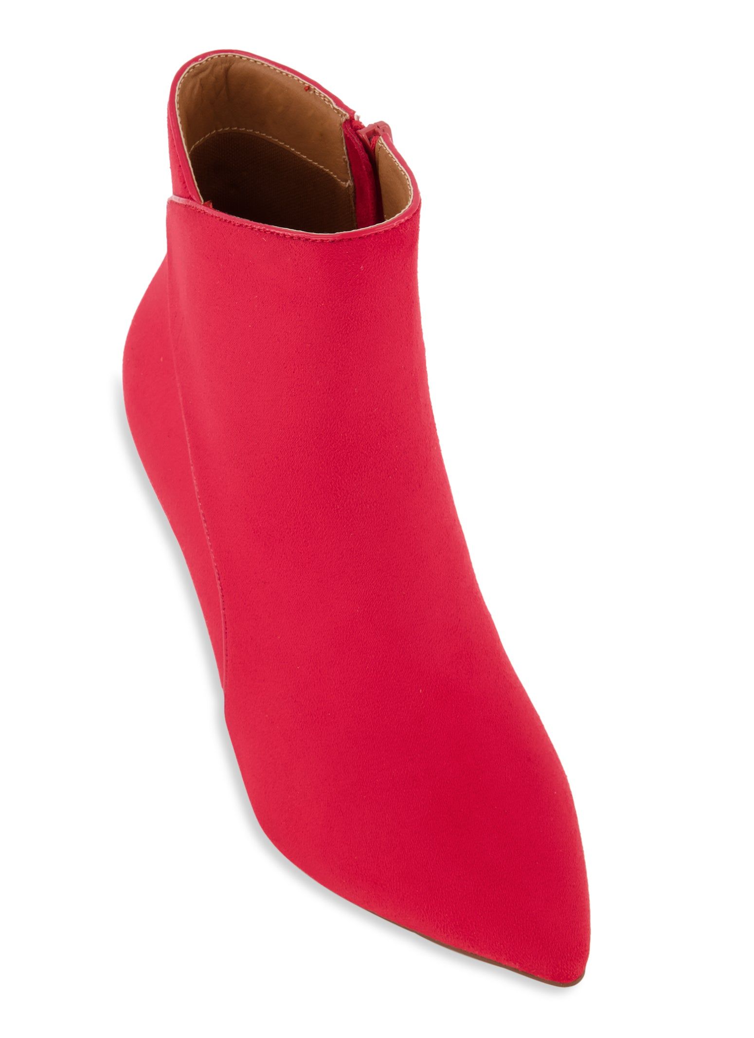 Pointed Toe Zip Stiletto Booties sold by Rainbow