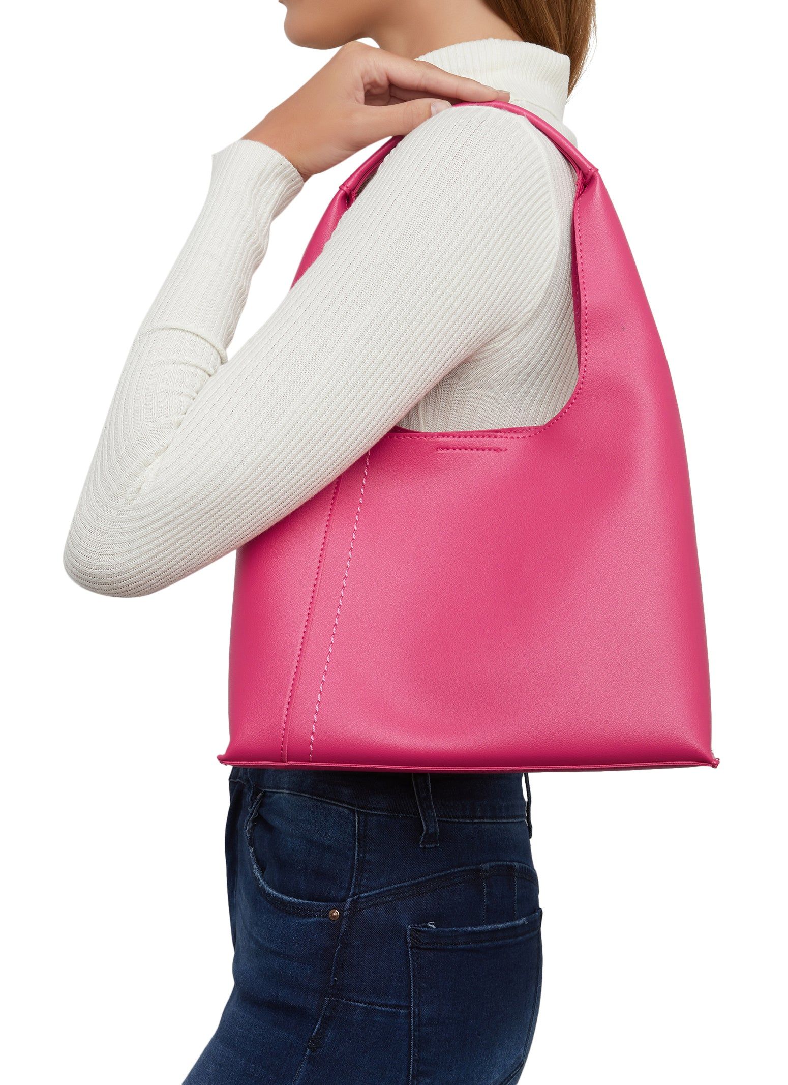 Faux Leather Hobo Bag sold by Rainbow