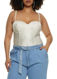 Plus Size Bustier Bodysuit sold by Rainbow