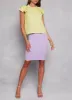 Gauze Knit Flutter Sleeve Blouse sold by Rainbow