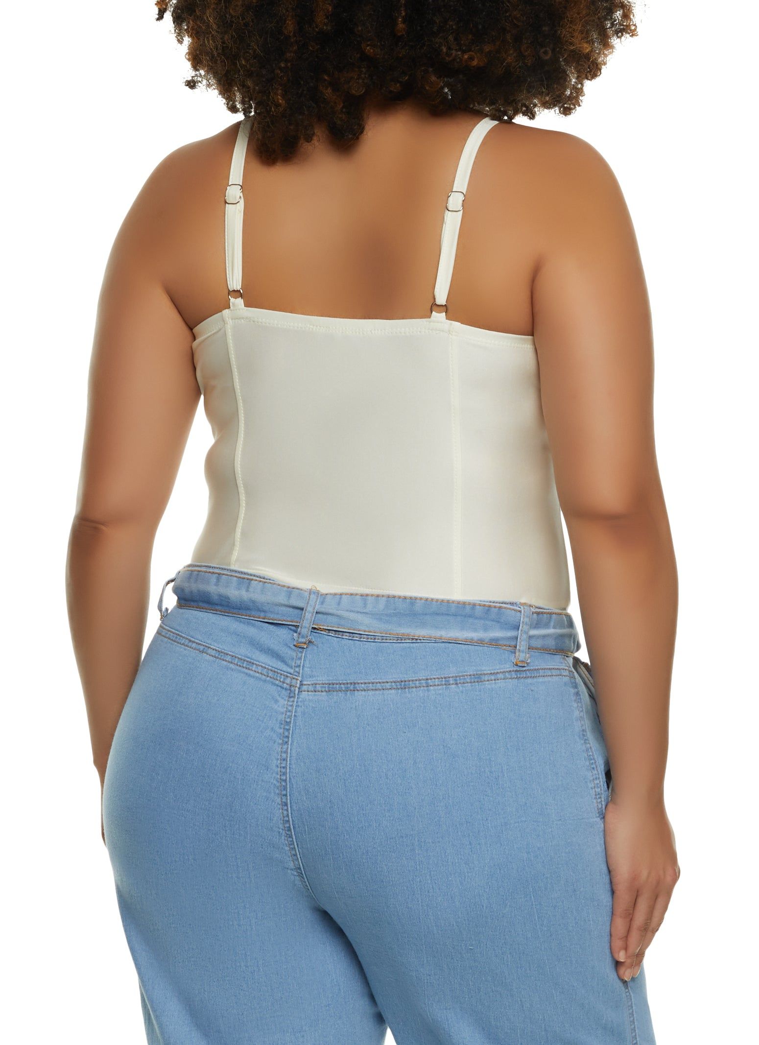 Plus Size Bustier Bodysuit sold by Rainbow product image thumbnail 3