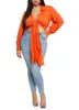 Plus Size Tie Back Wrapped Crop Top sold by Rainbow