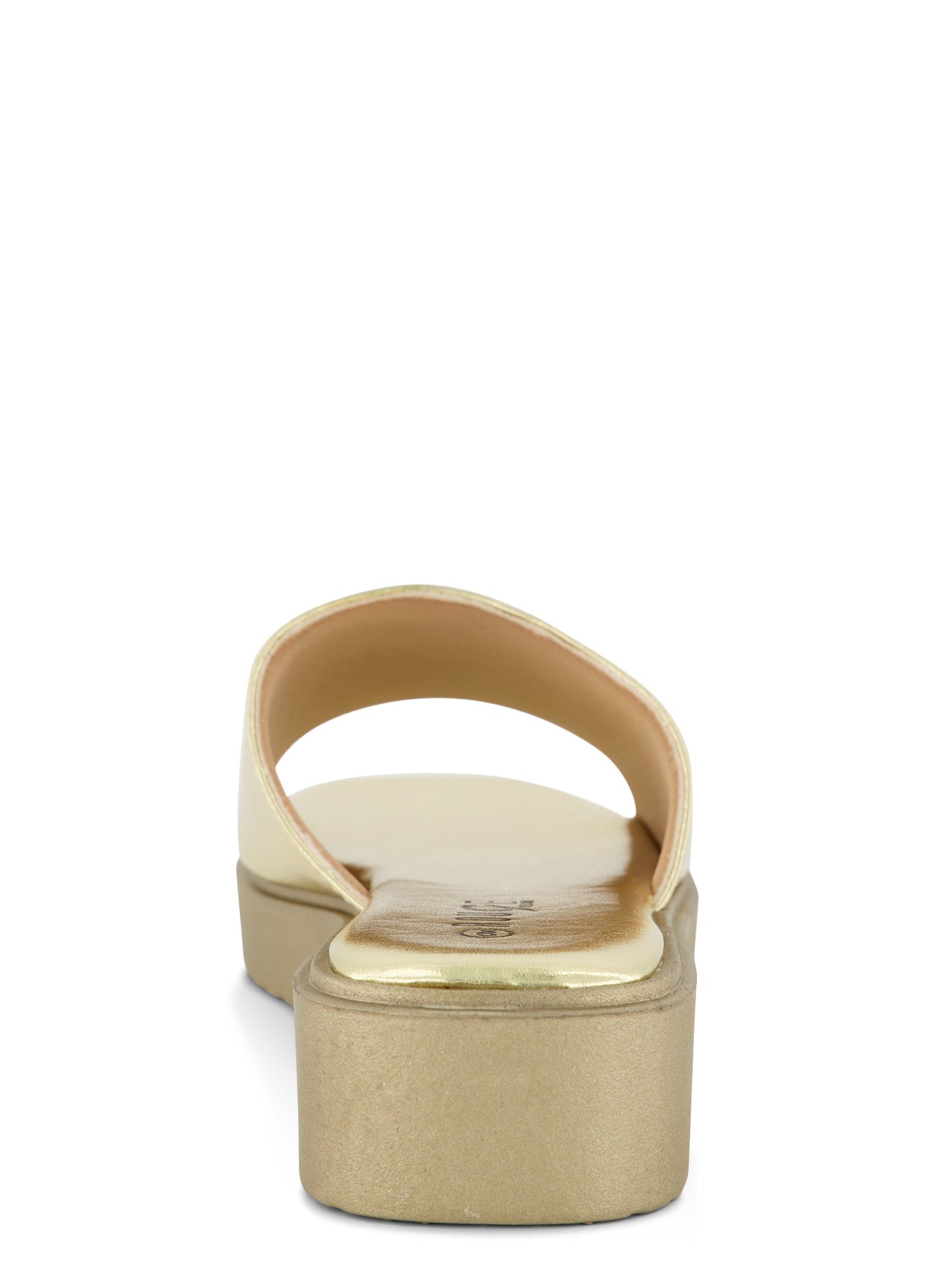 Solid Square Toe Platform Slide Sandals sold by Rainbow product image thumbnail 3