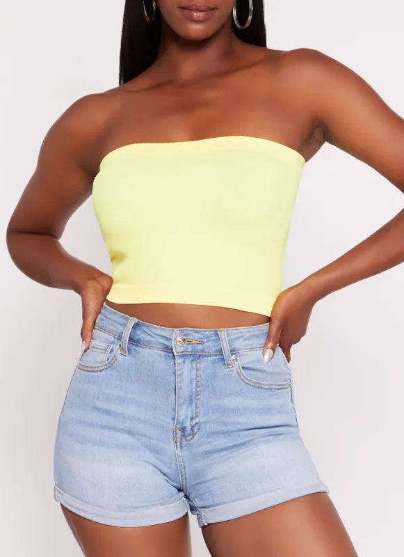 Basic Seamless Bandeau Top sold by Rainbow
