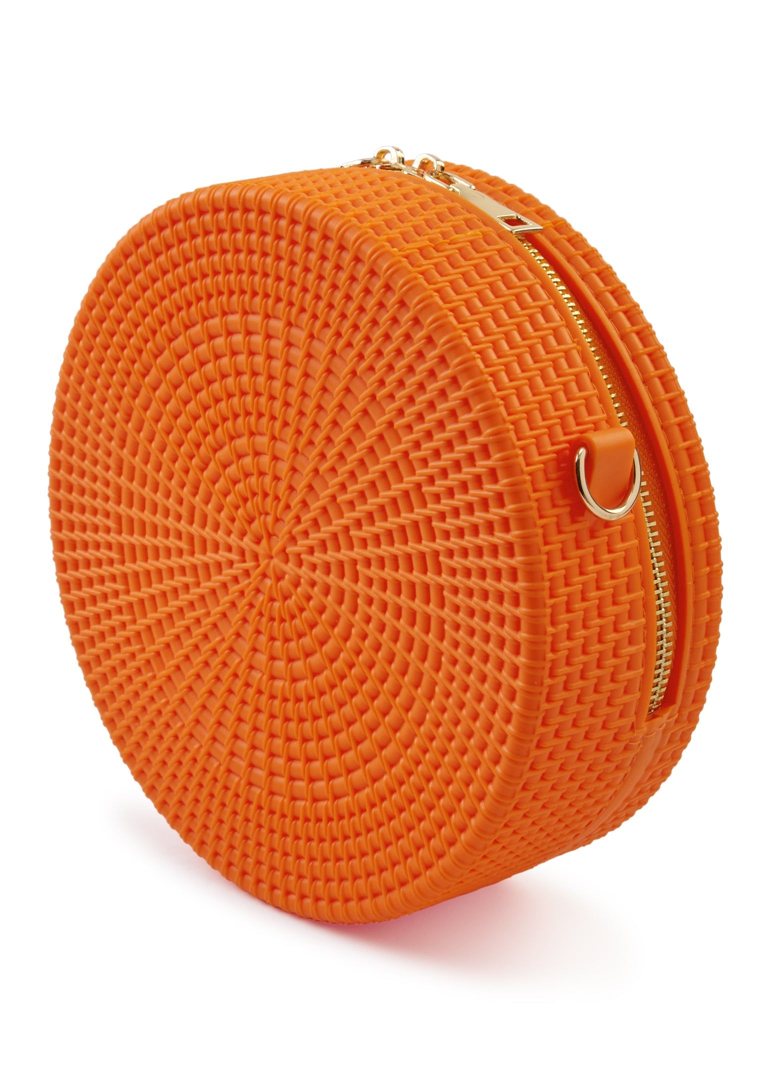 Textured Silicone Circular Crossbody Bag sold by Rainbow product image thumbnail 3