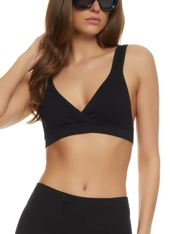 Rib Knit Seamless Sports Bra sold by Rainbow