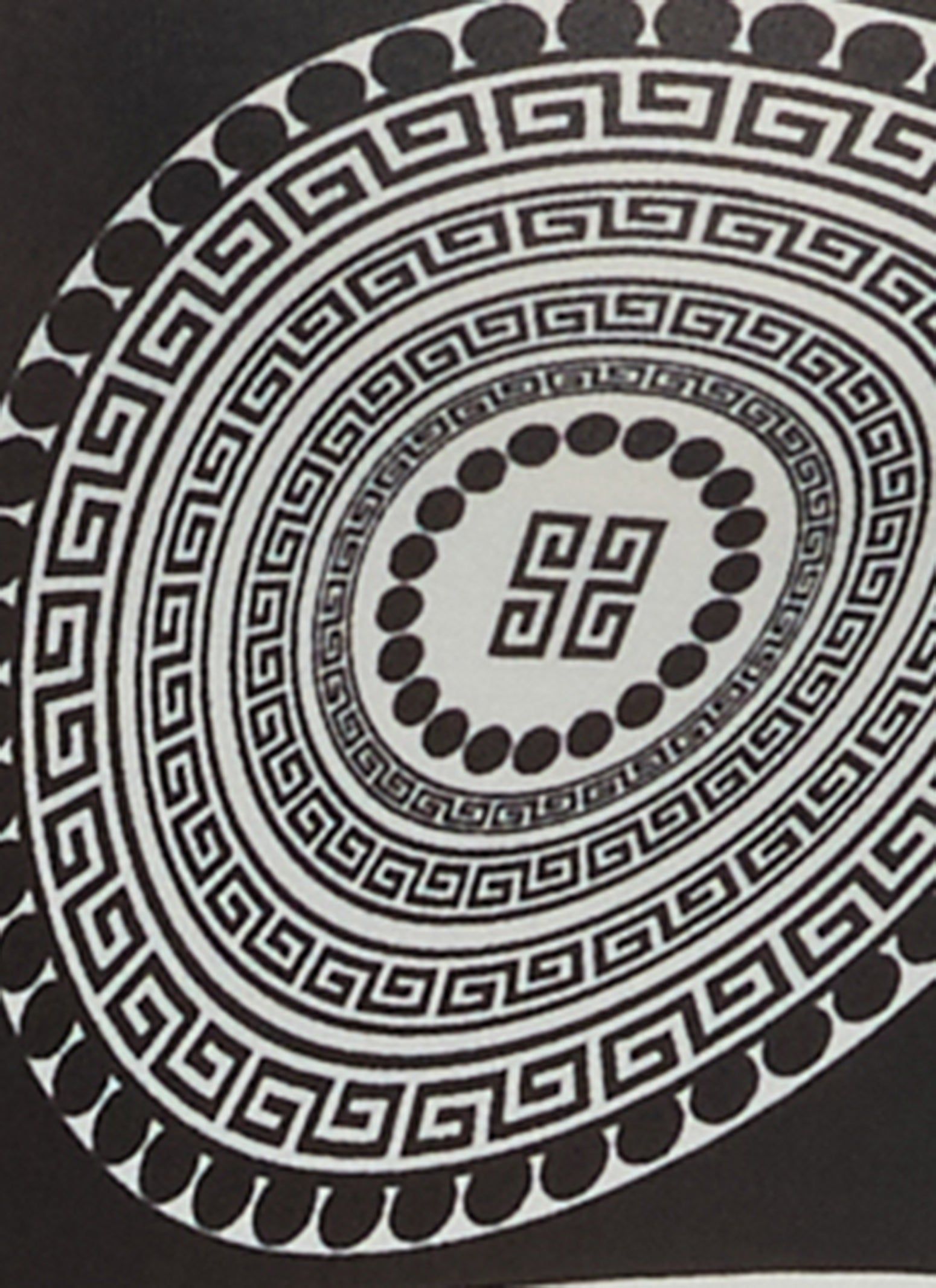 Greek Key Print Long Sleeve Bodysuit sold by Rainbow product image thumbnail 4