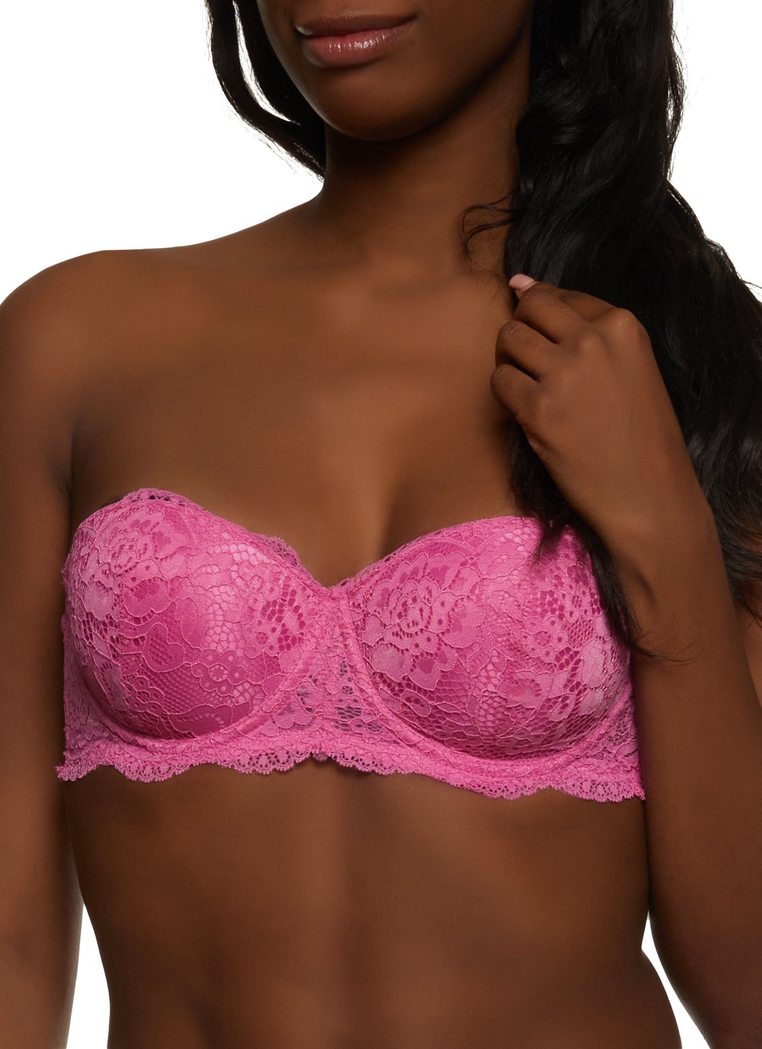 Floral Lace Balconette Convertible Bra sold by Rainbow product image thumbnail 3