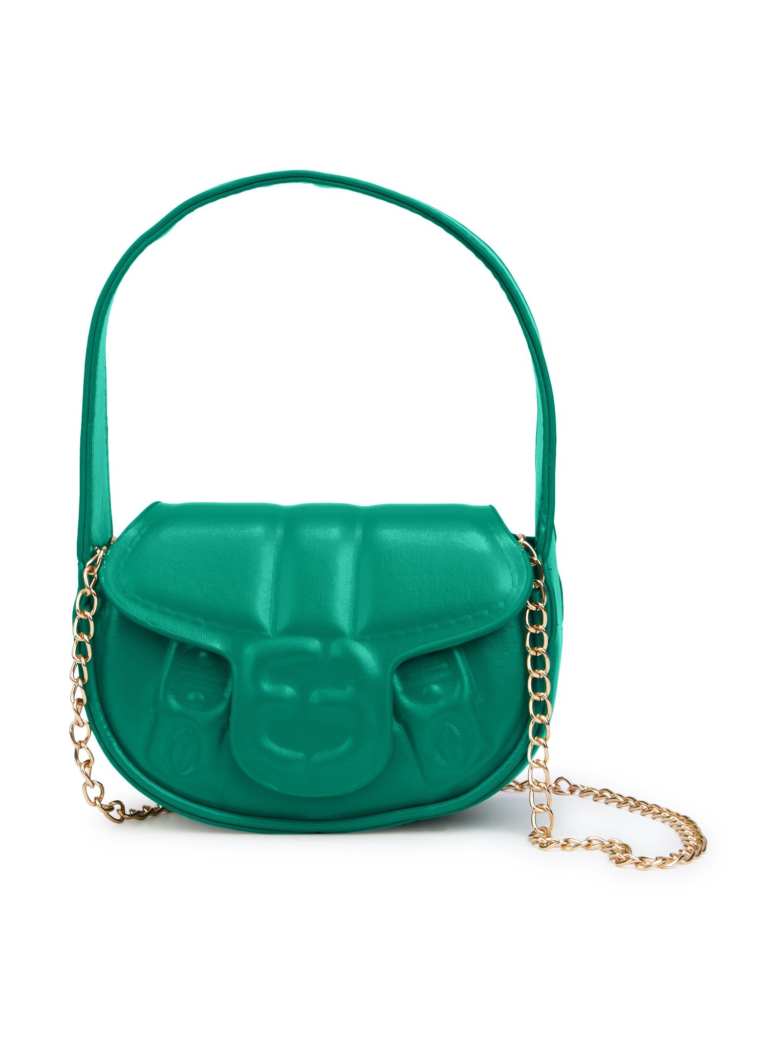 Mini Faux Leather Convertible Handbag sold by Rainbow product image thumbnail 2