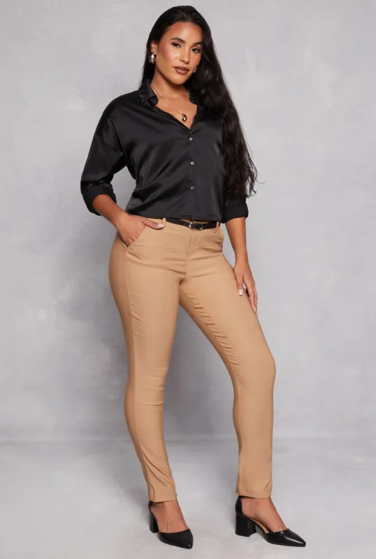 Belted Hyperstretch Dress Pants sold by Rainbow