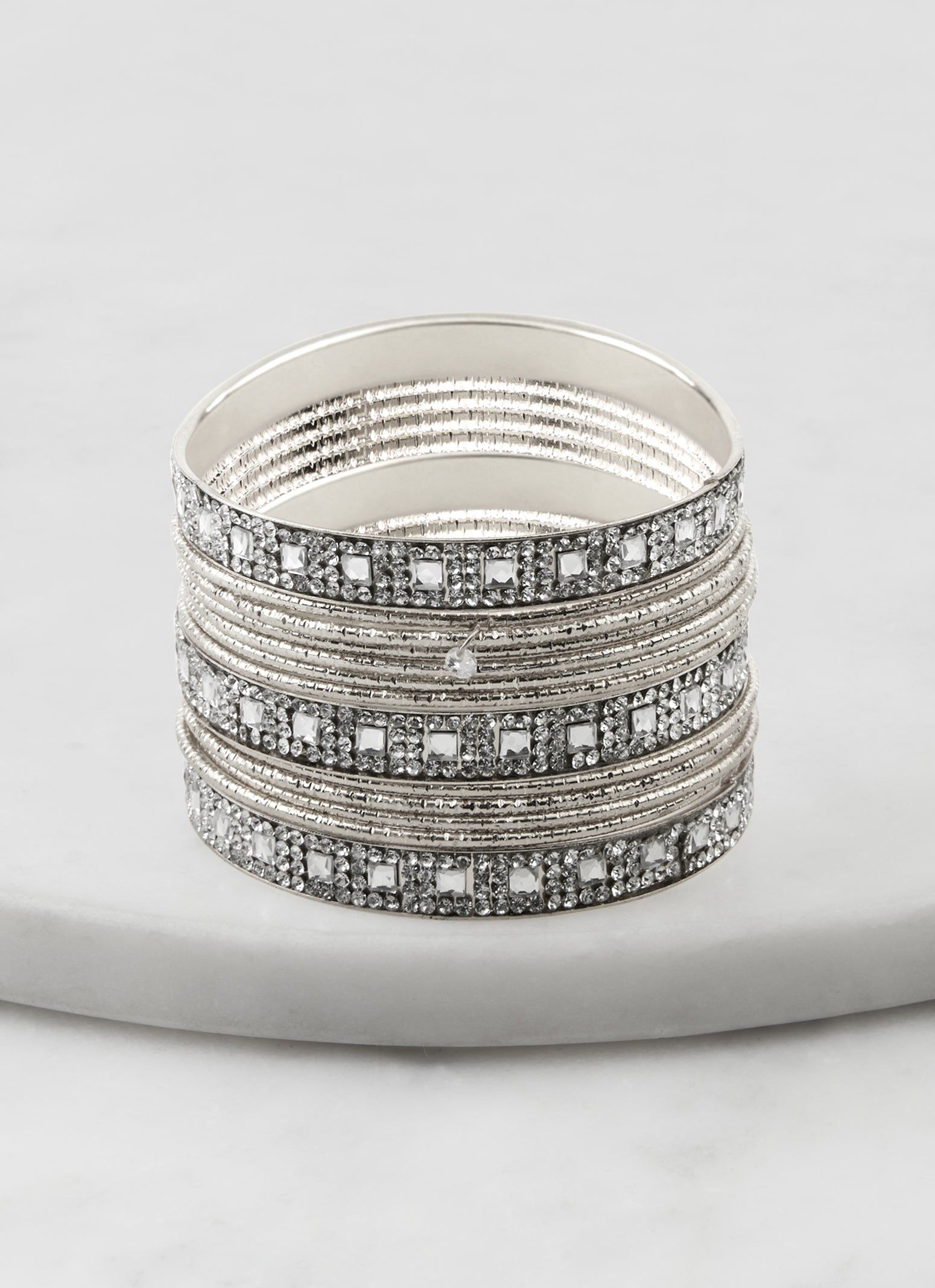Cubic Zirconia Bangles Set of 13 sold by Rainbow