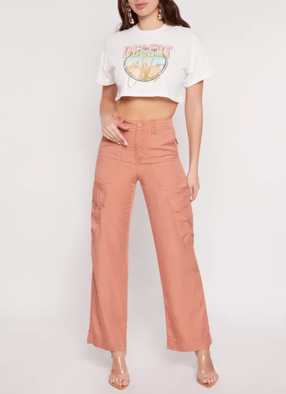 Straight Leg Cargo Pants sold by Rainbow