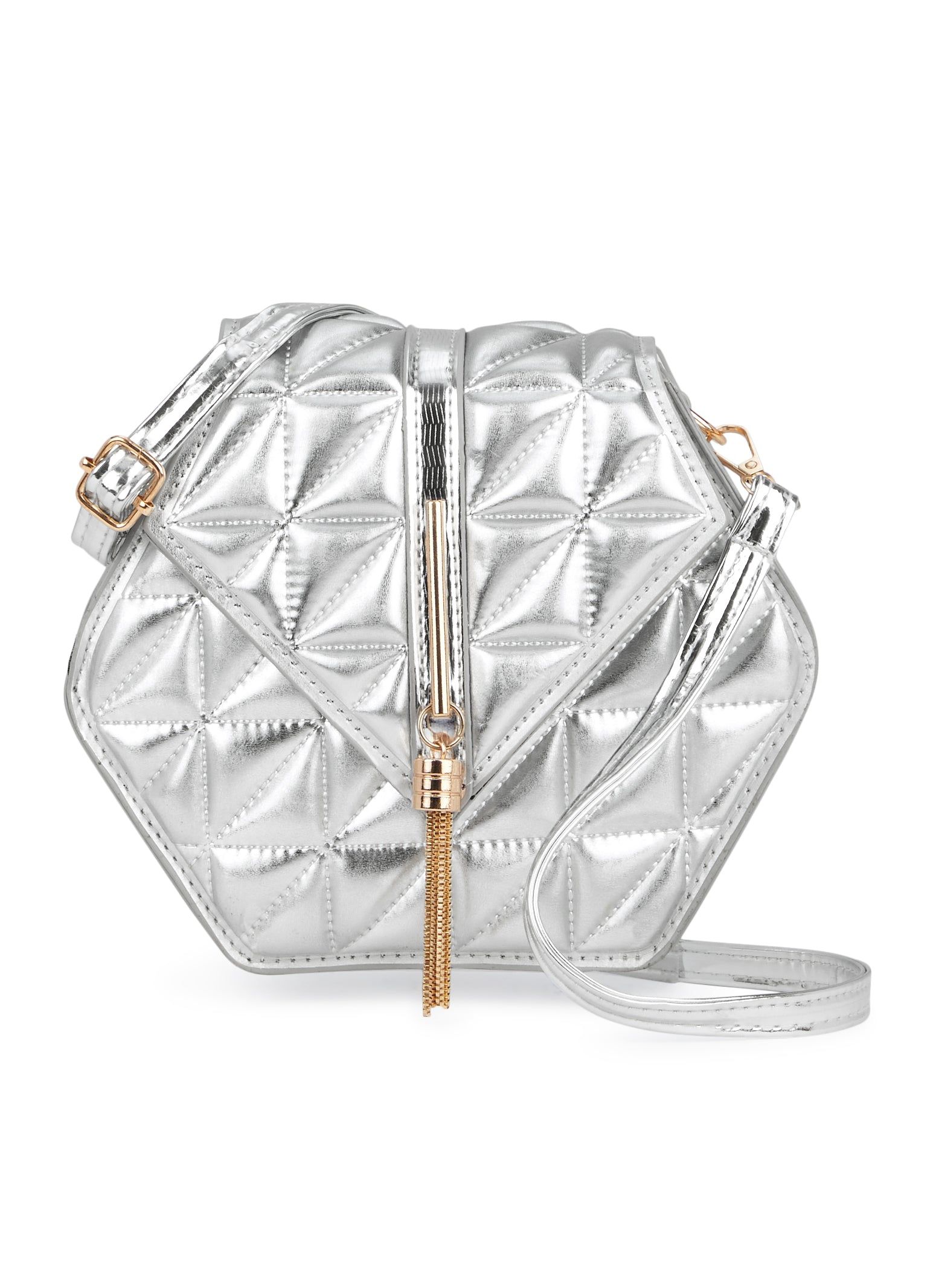 Tassel Detail Quilted Crossbody Bag sold by Rainbow product image thumbnail 2