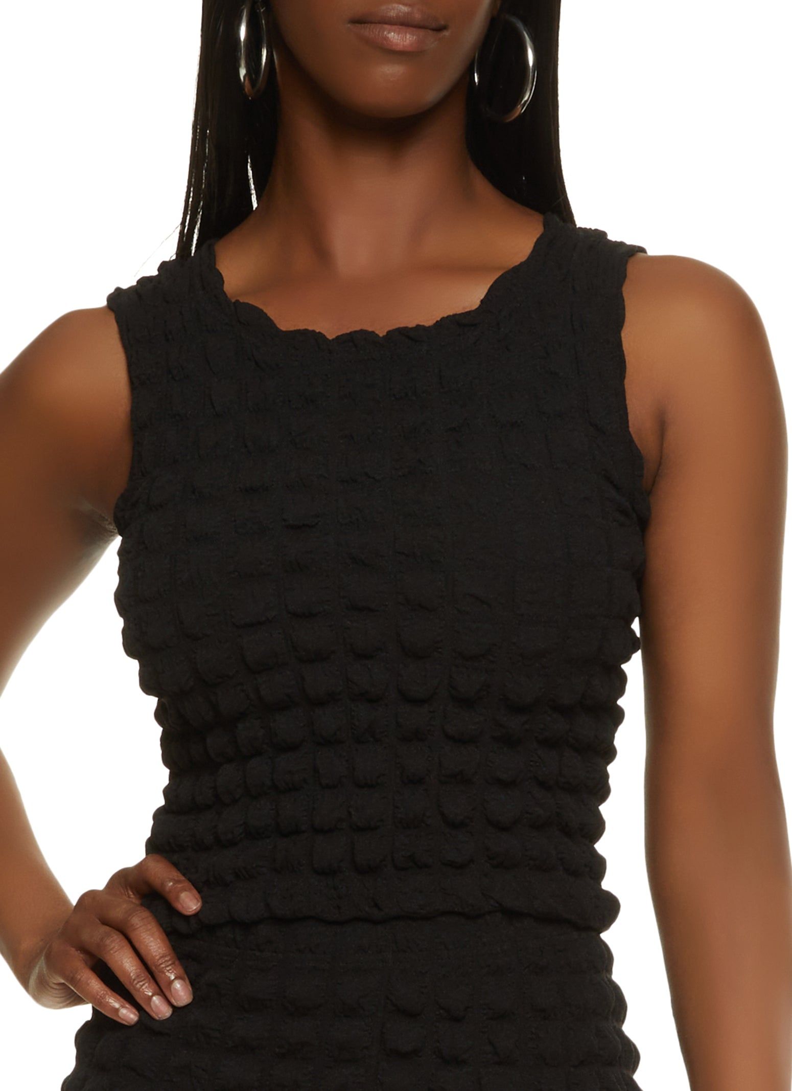 Bubble Knit Tank Top sold by Rainbow