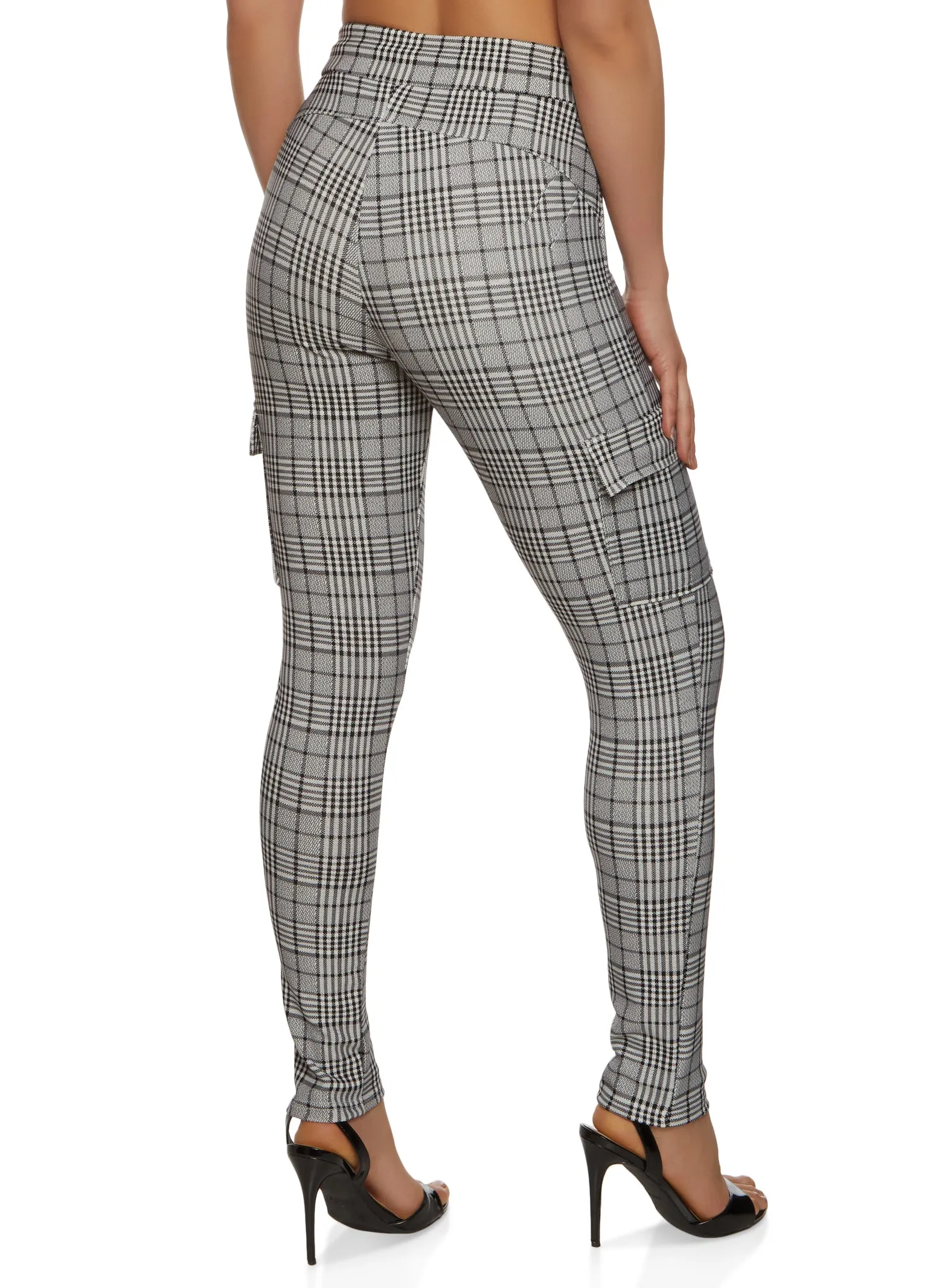 Plaid High Waisted Skinny Pants sold by Rainbow product image thumbnail 2