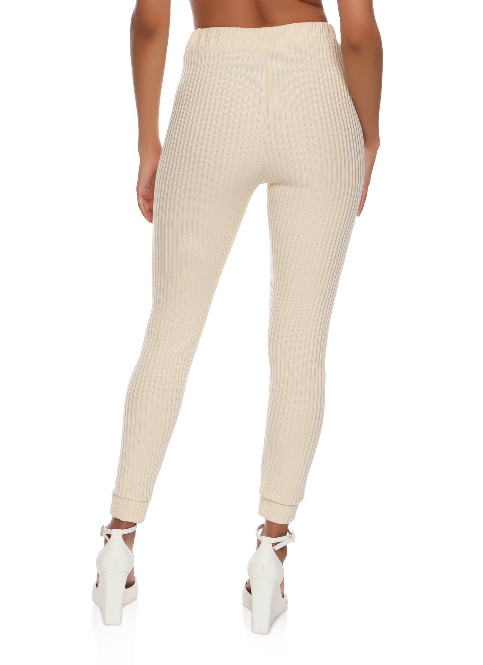 Ribbed Drawstring Leggings sold by Rainbow product image thumbnail 2