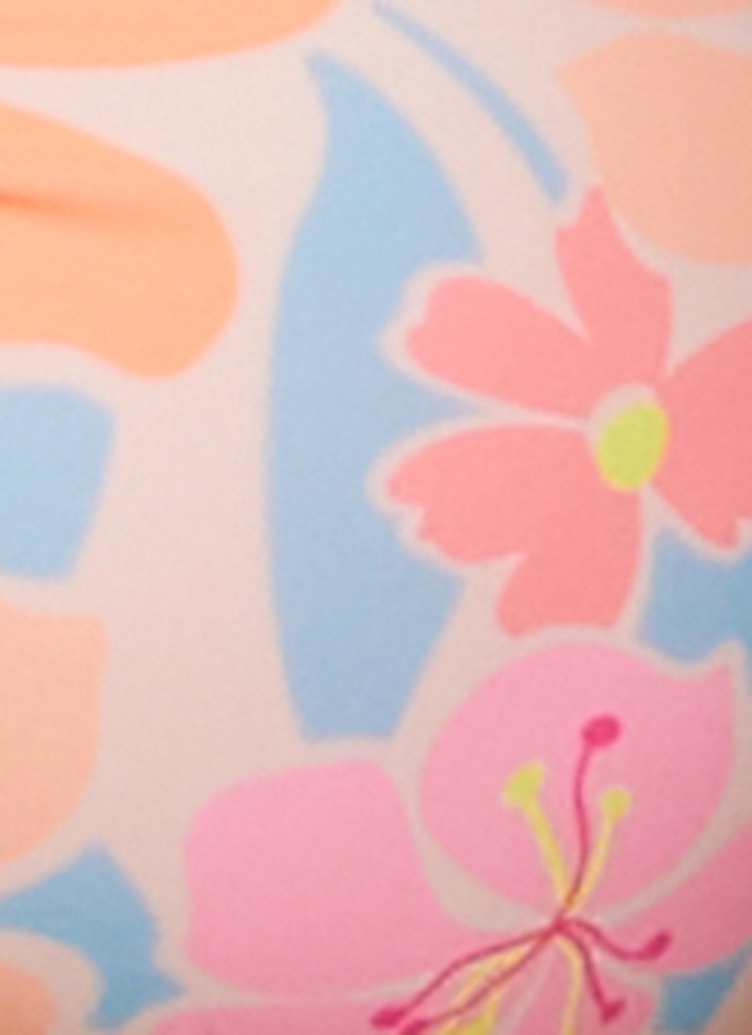 Hawaiian Print Keyhole Bandeau Bikini Top sold by Rainbow product image thumbnail 4