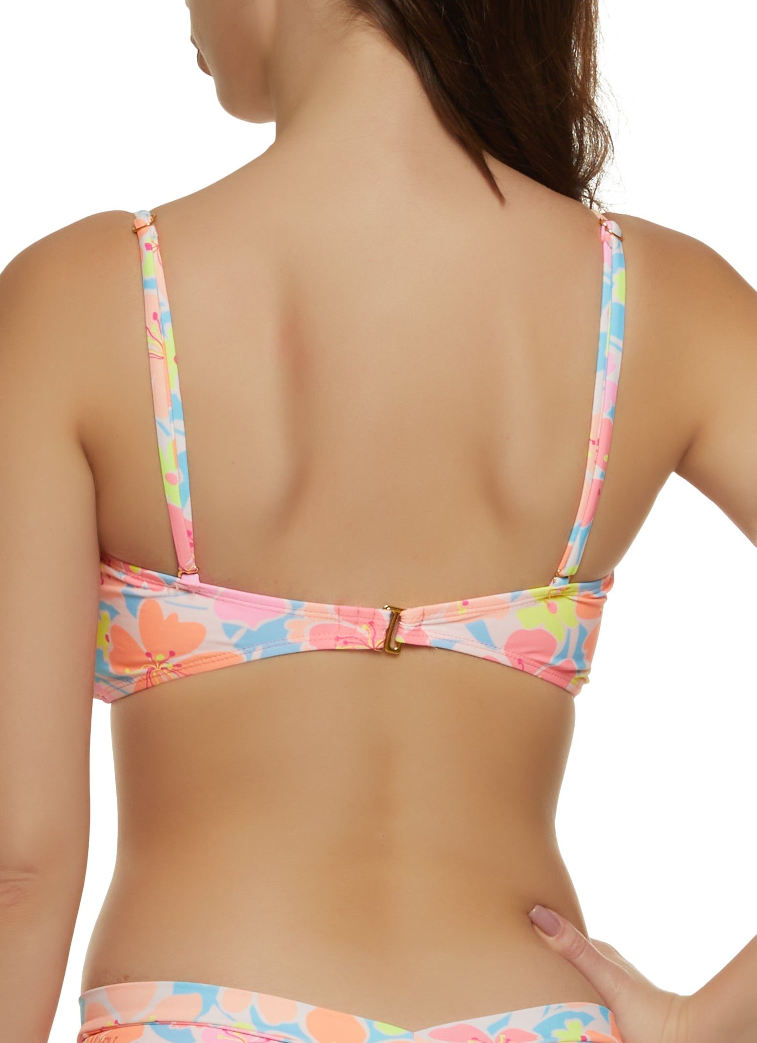 Hawaiian Print Keyhole Bandeau Bikini Top sold by Rainbow product image thumbnail 6