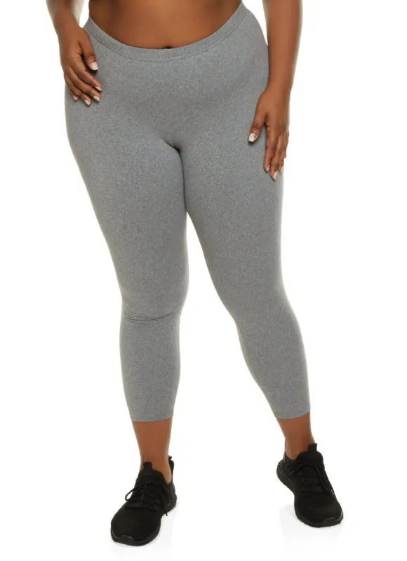 Plus Size High Waist Leggings sold by Rainbow