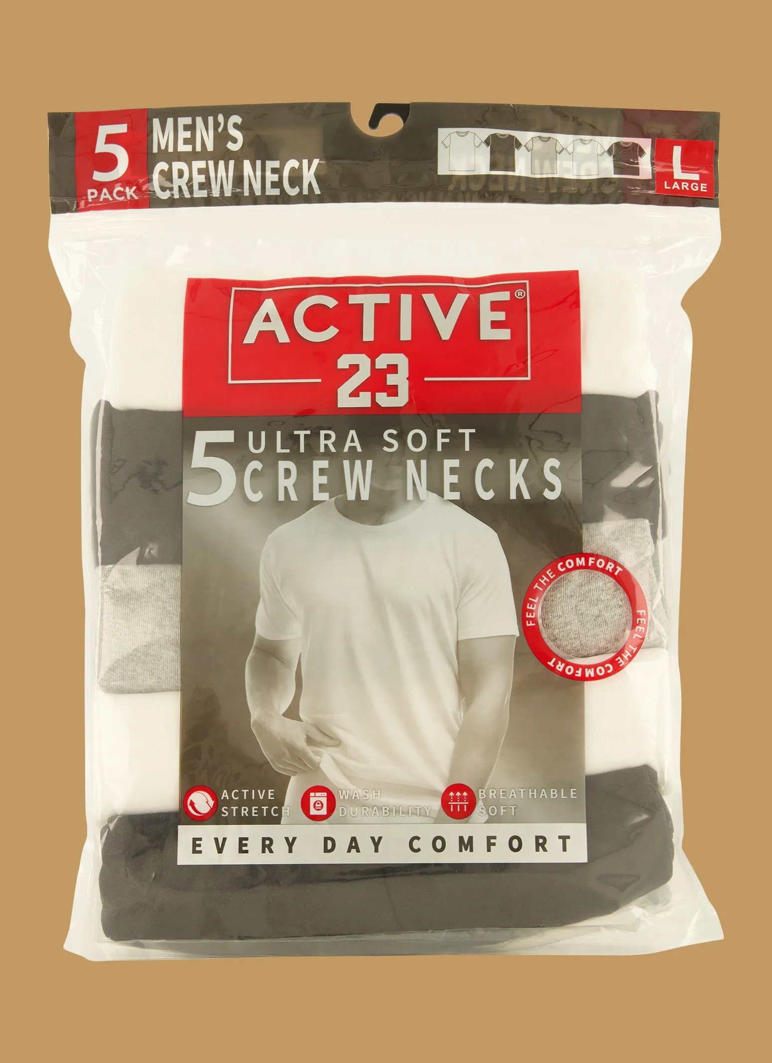 Mens Assorted Short Sleeve Tees 6 Pack sold by Rainbow product image thumbnail 3