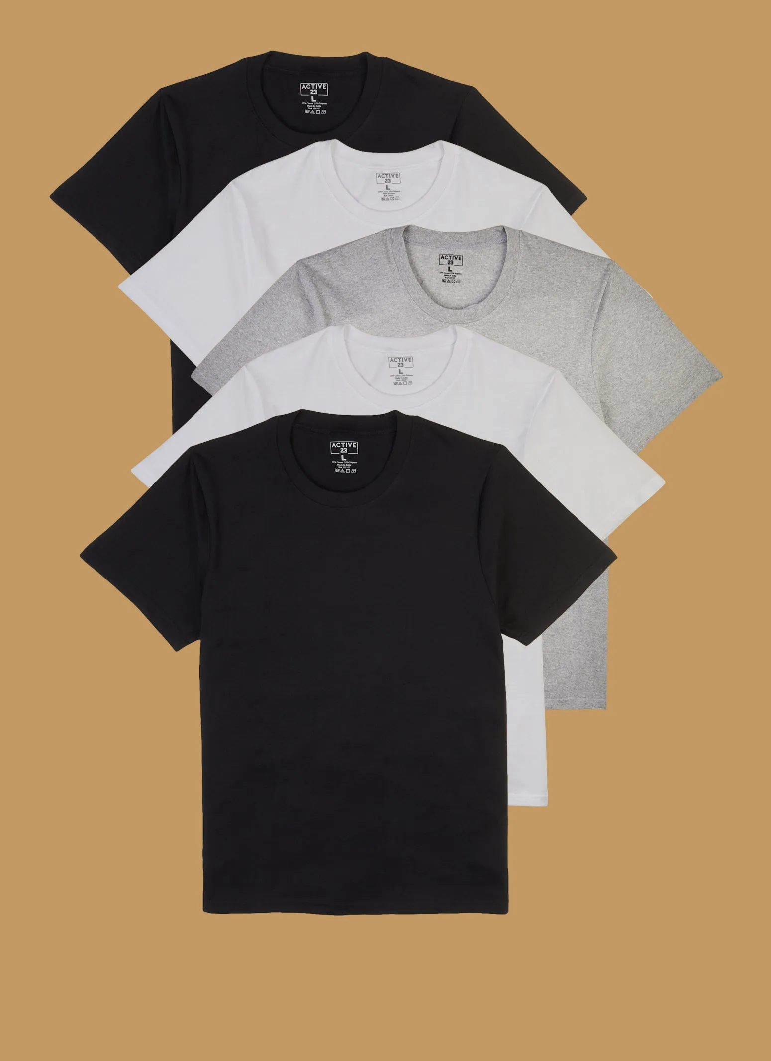 Mens Assorted Short Sleeve Tees 6 Pack sold by Rainbow