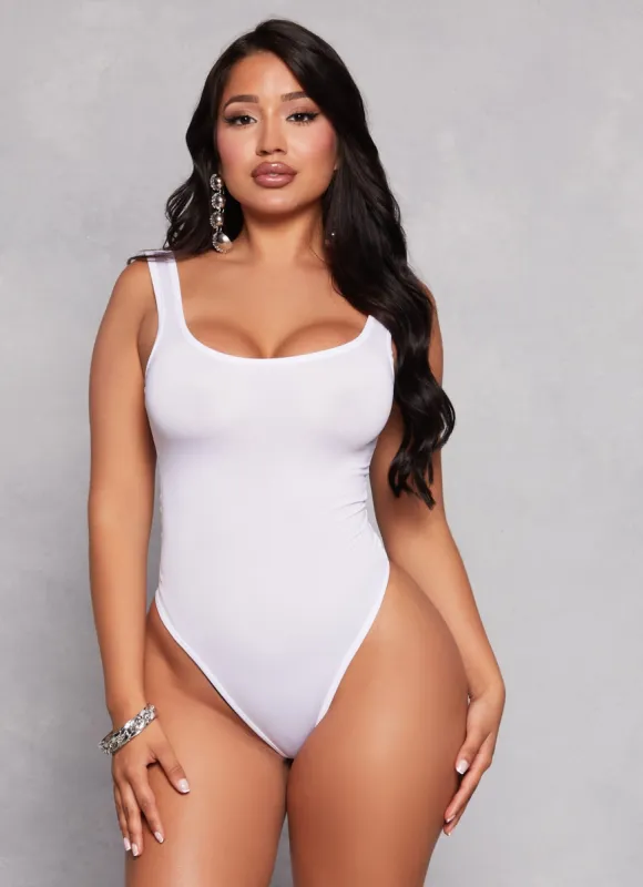 Daisy Scoop Neck Tank Bodysuit sold by Rainbow