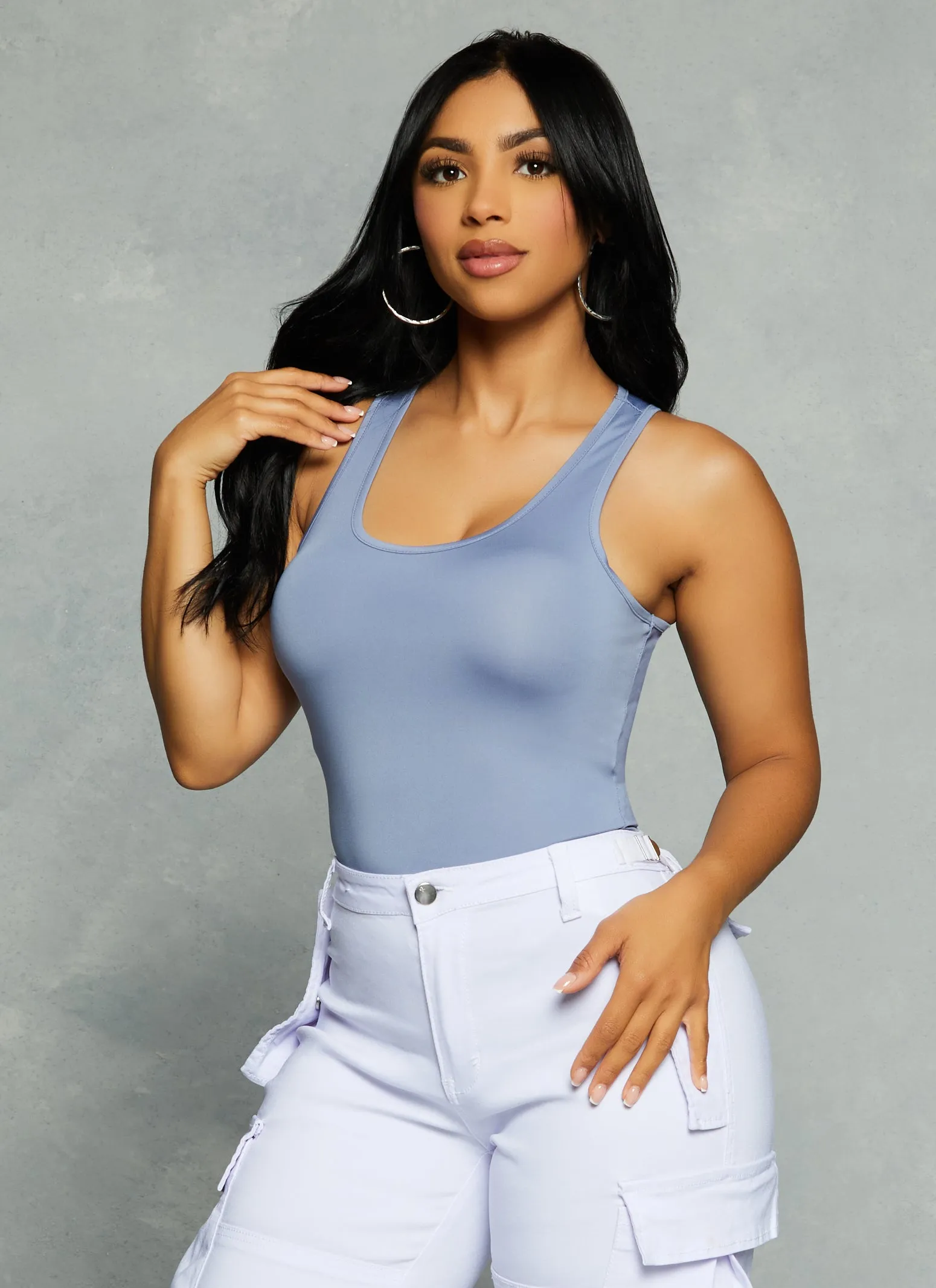 Daisy Scoop Neck Sleeveless Bodysuit sold by Rainbow product image thumbnail 2