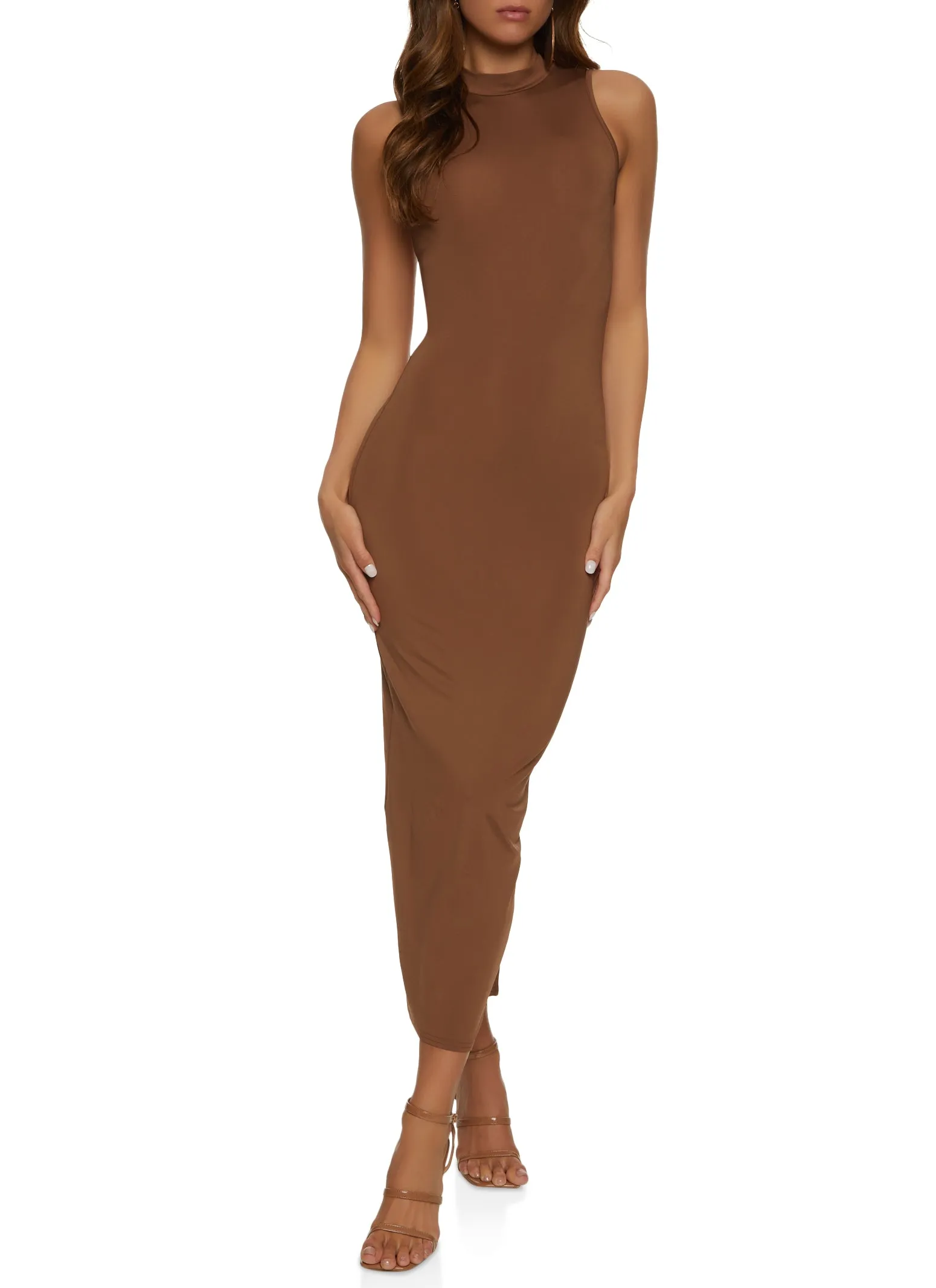 Daisy Sleeveless Mock Neck Maxi Dress sold by Rainbow product image thumbnail 2