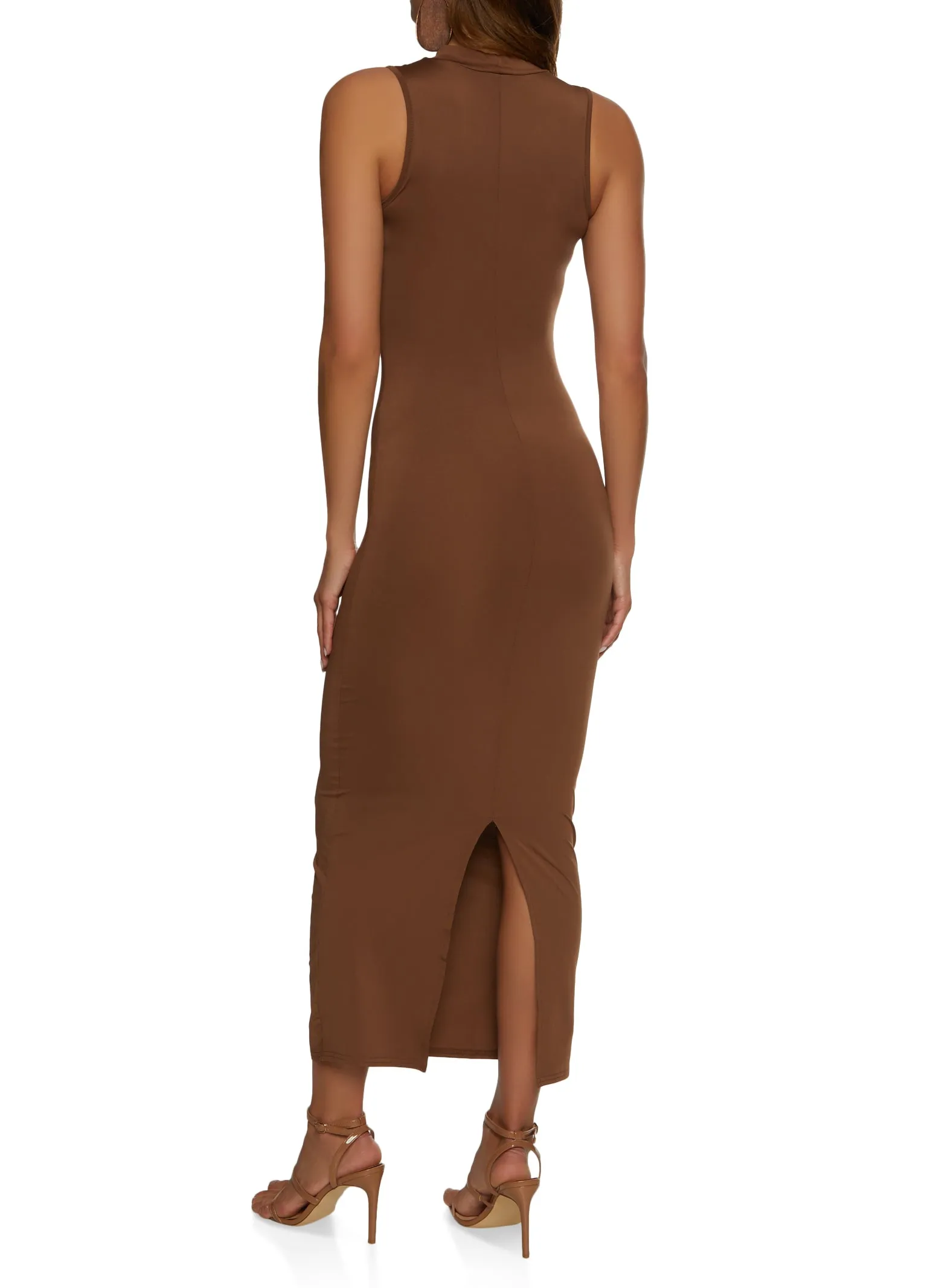 Daisy Sleeveless Mock Neck Maxi Dress sold by Rainbow product image thumbnail 3