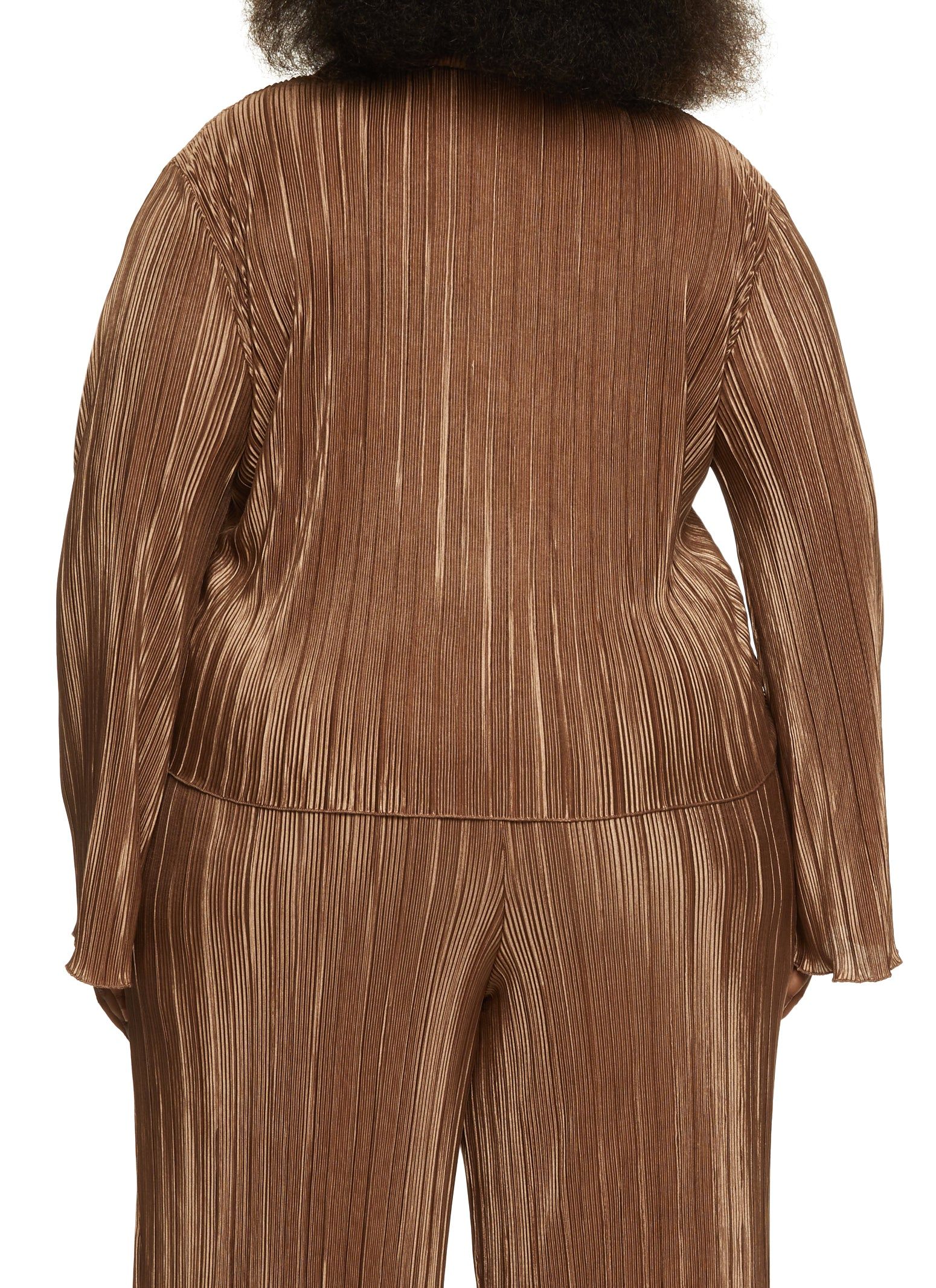 Plus Size Plisse Button Front Top sold by Rainbow product image thumbnail 3