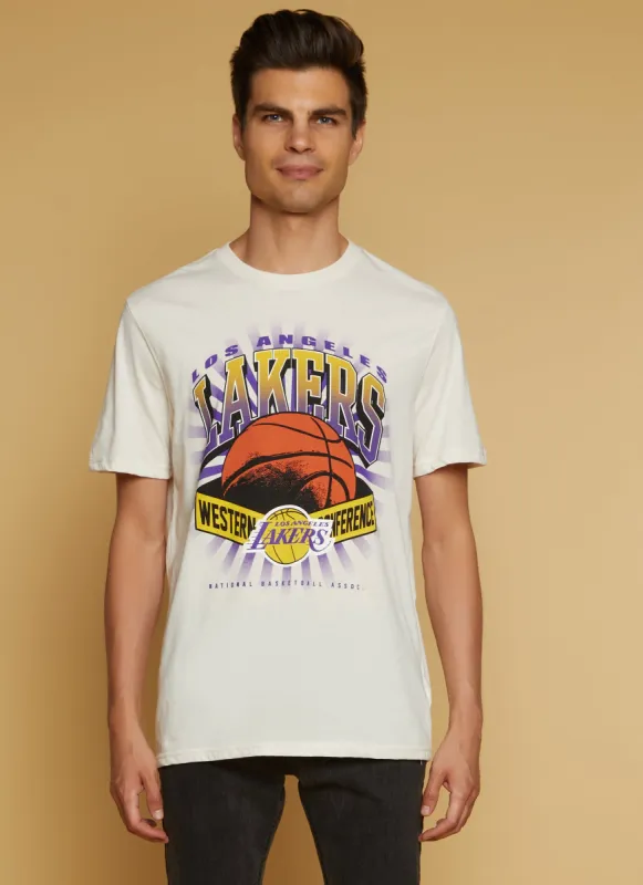 Mens NBA Los Angeles Lakers Western Conference T Shirt sold by Rainbow