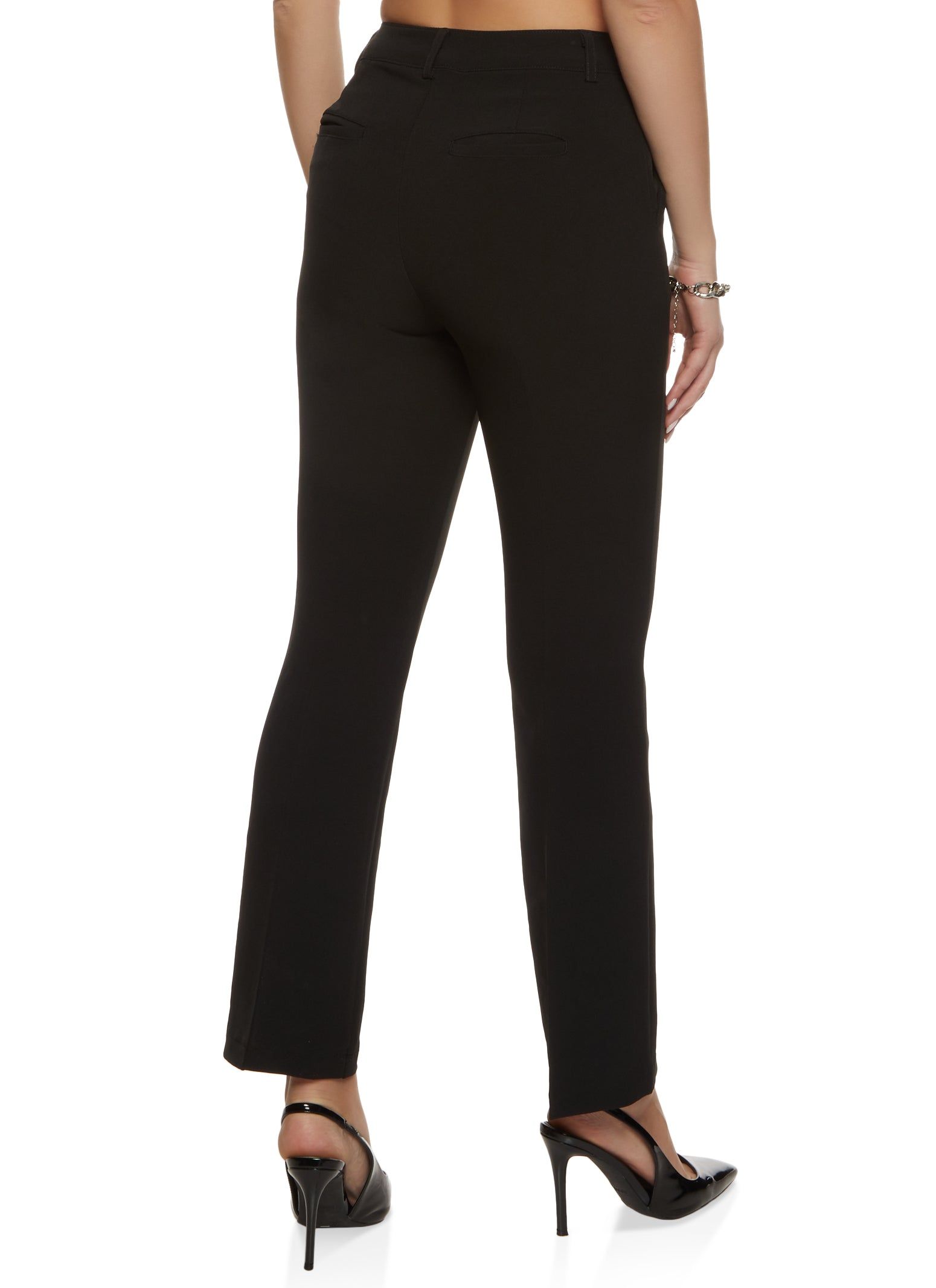 High Waisted Straight Leg Trousers sold by Rainbow product image thumbnail 2