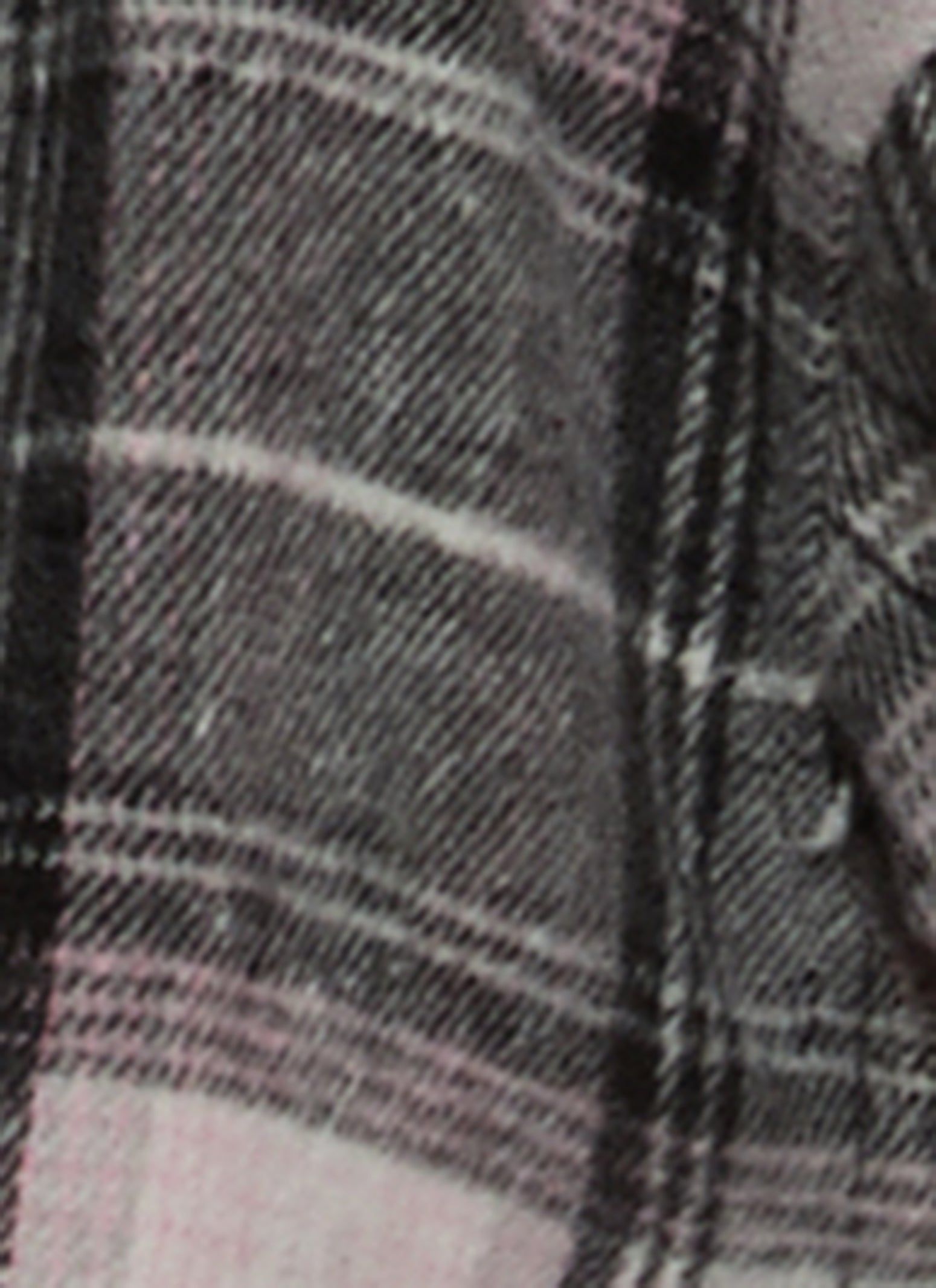 Plaid Sherpa Lined Hooded Shacket sold by Rainbow product image thumbnail 4
