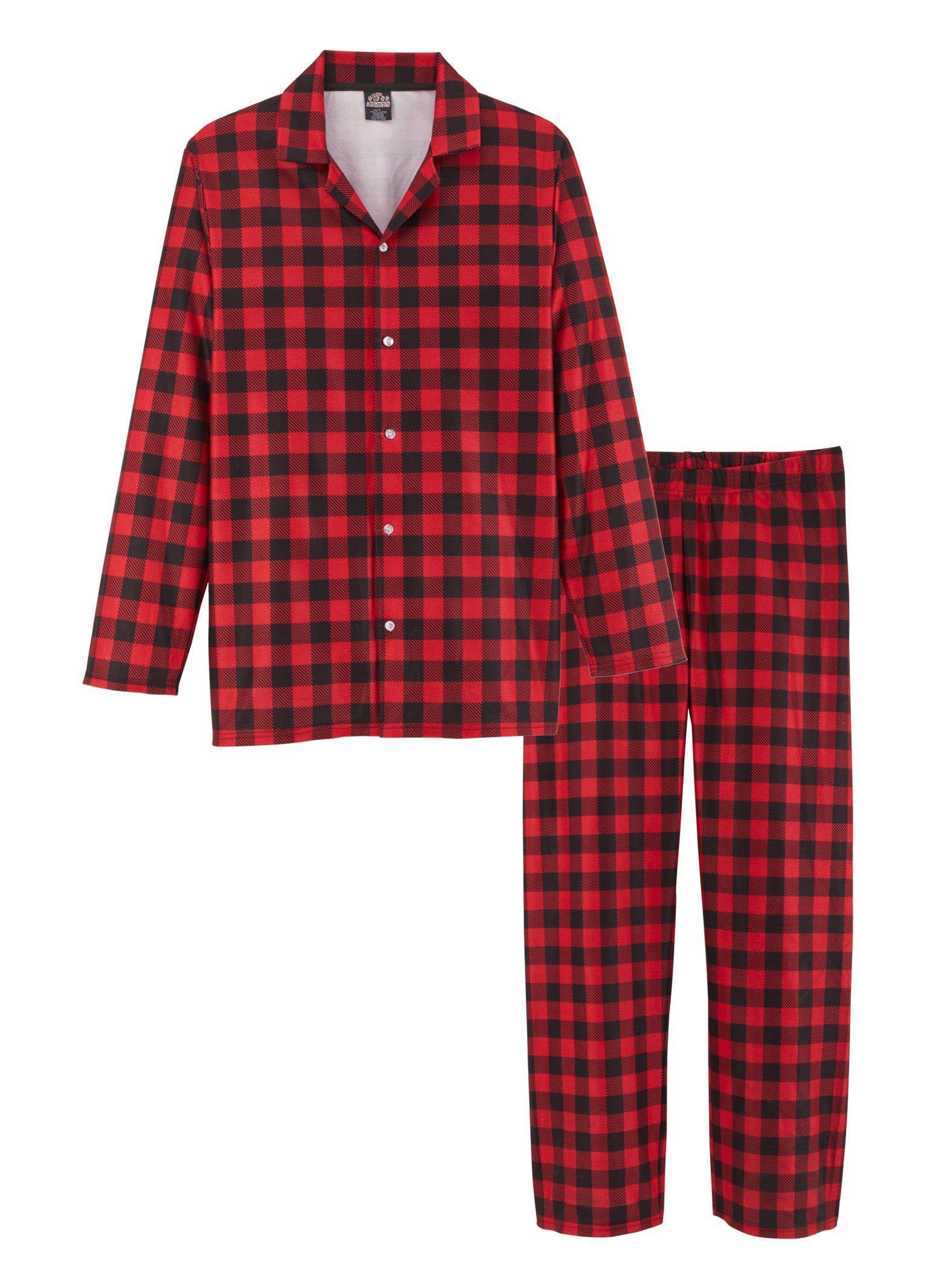 Mens Matching Buffalo Plaid Flannel Family Pajamas sold by Rainbow