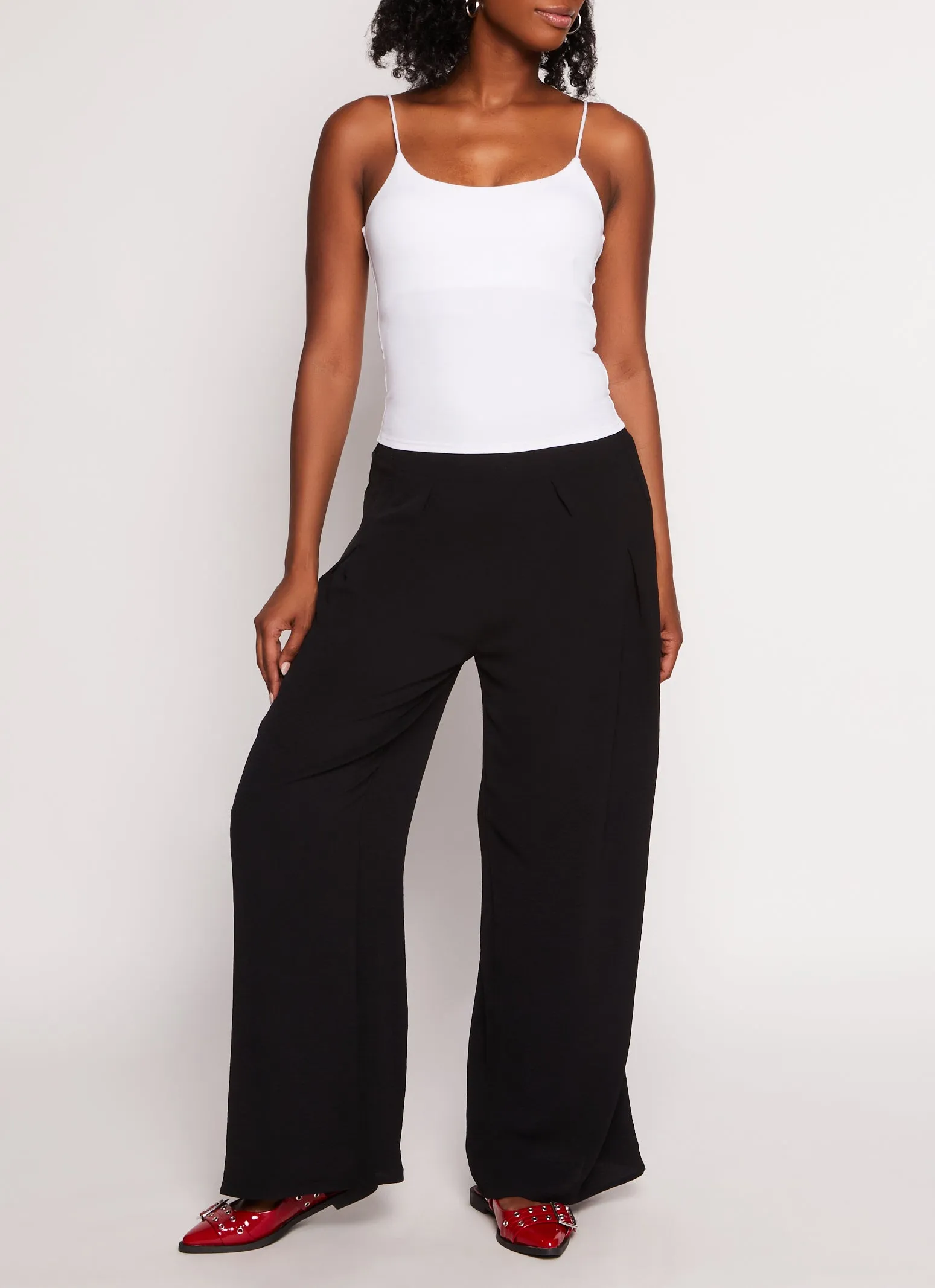 Sleeveless Scoop Neck Crop Tank Top sold by Rainbow product image thumbnail 2