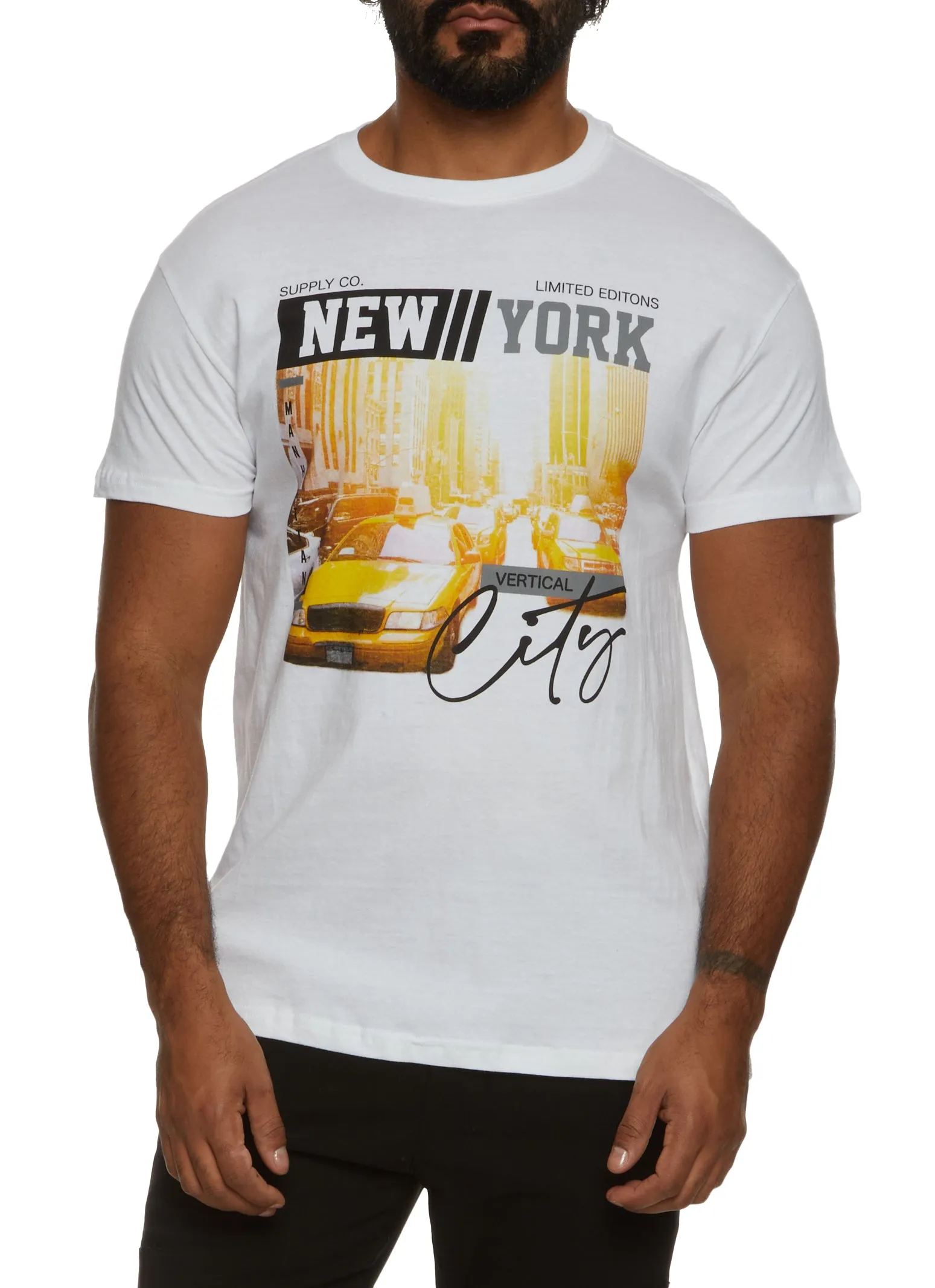 Mens New York City Graphic T Shirt sold by Rainbow