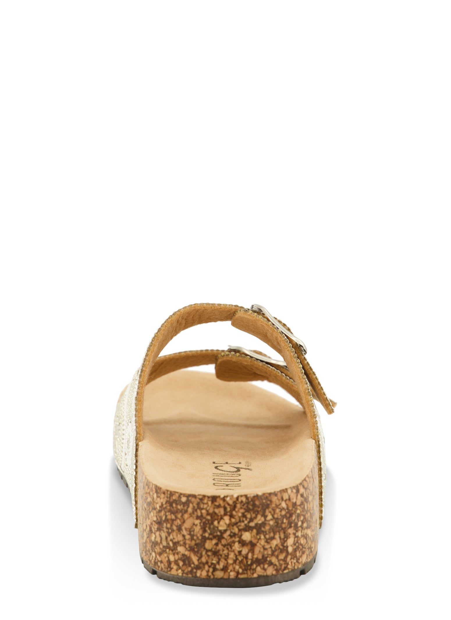 Embellished Double Band Platform Footbed Sandals sold by Rainbow product image thumbnail 3