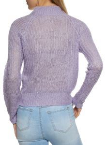 Cable Knit Mock Neck Sweater sold by Rainbow