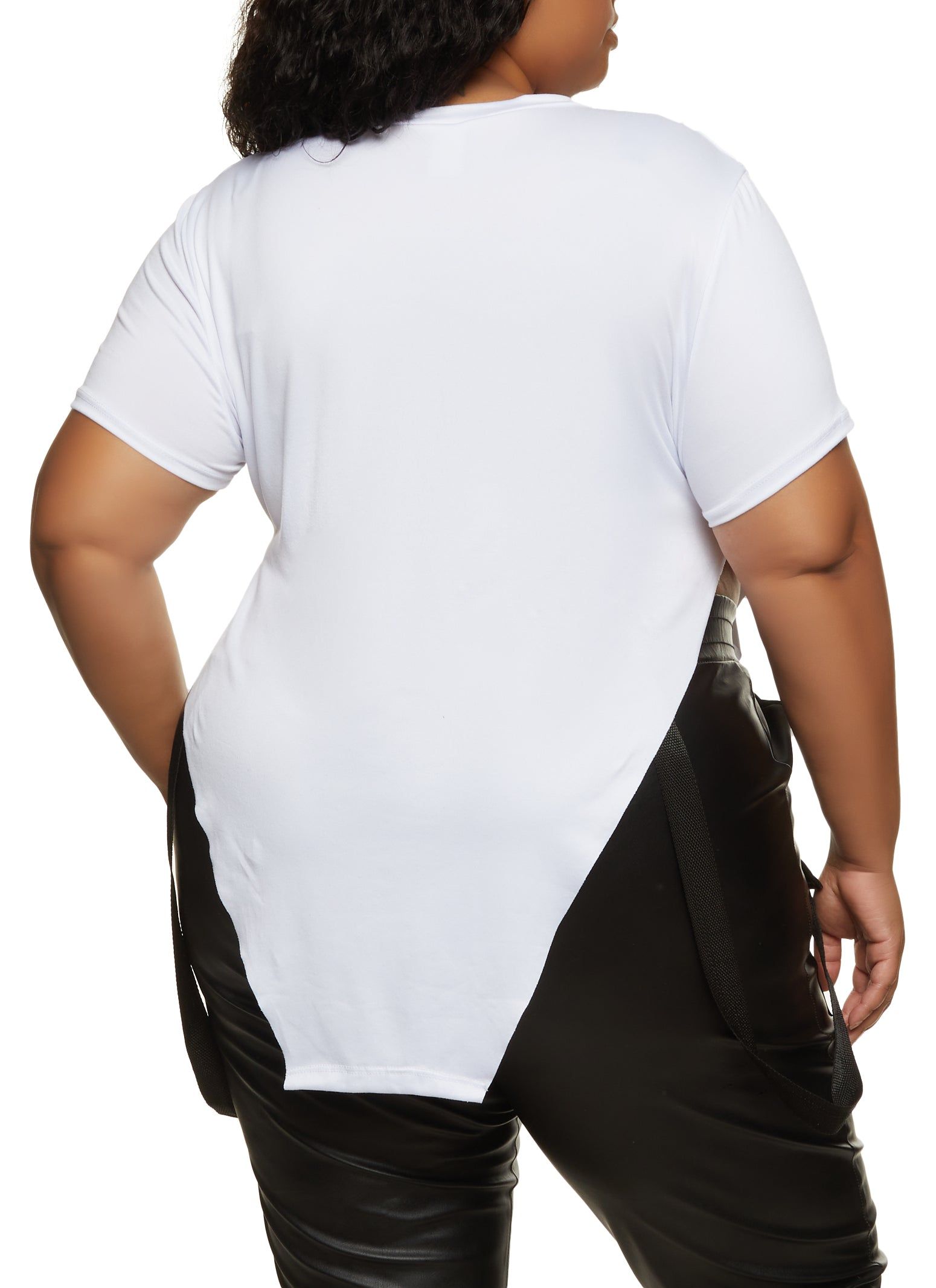 Plus Size Mad Hustle Hanky Hem Graphic Tee sold by Rainbow product image thumbnail 2