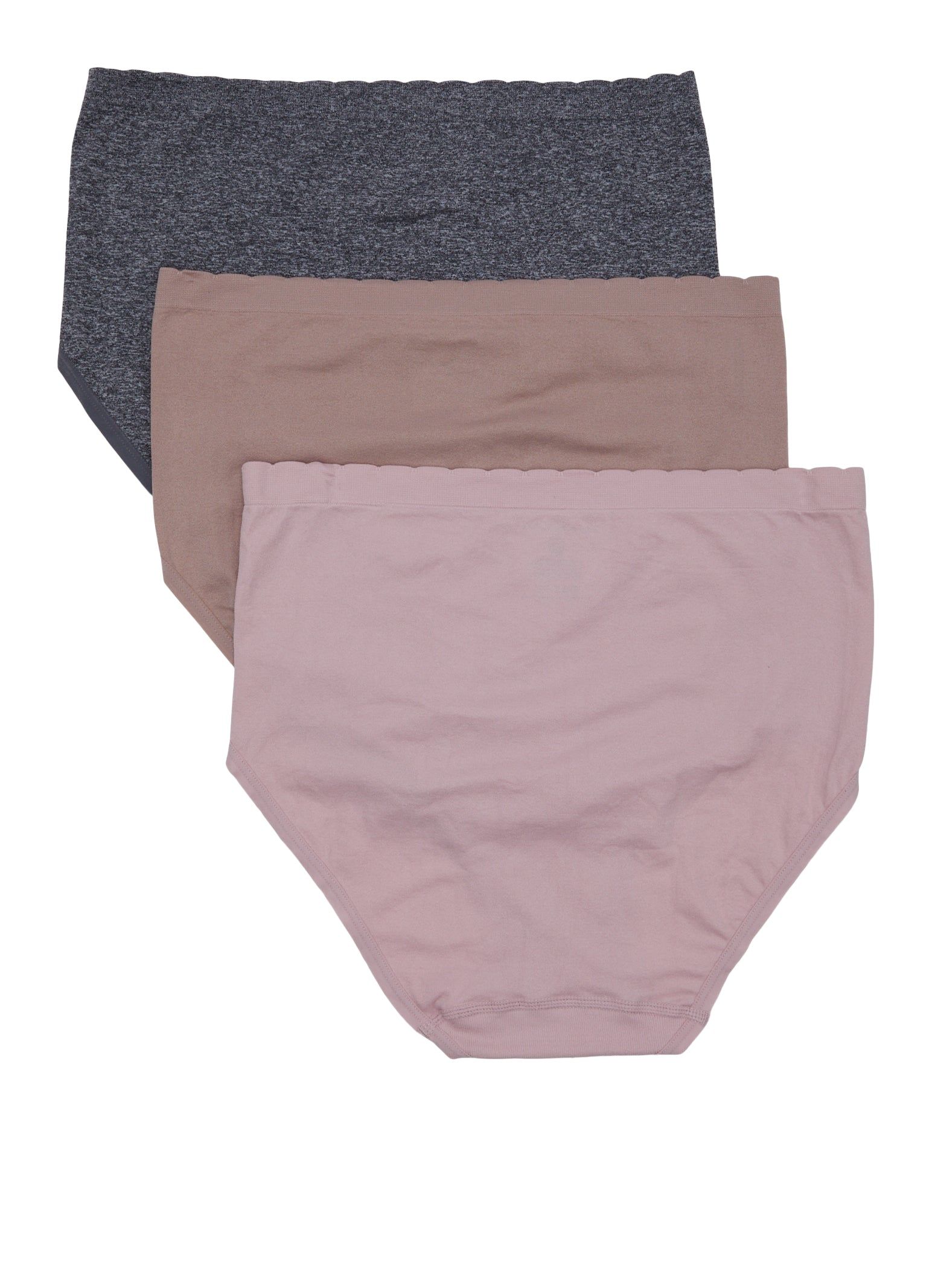 Plus Size Lace Trim Brief Panty 3 Pack sold by Rainbow product image thumbnail 2
